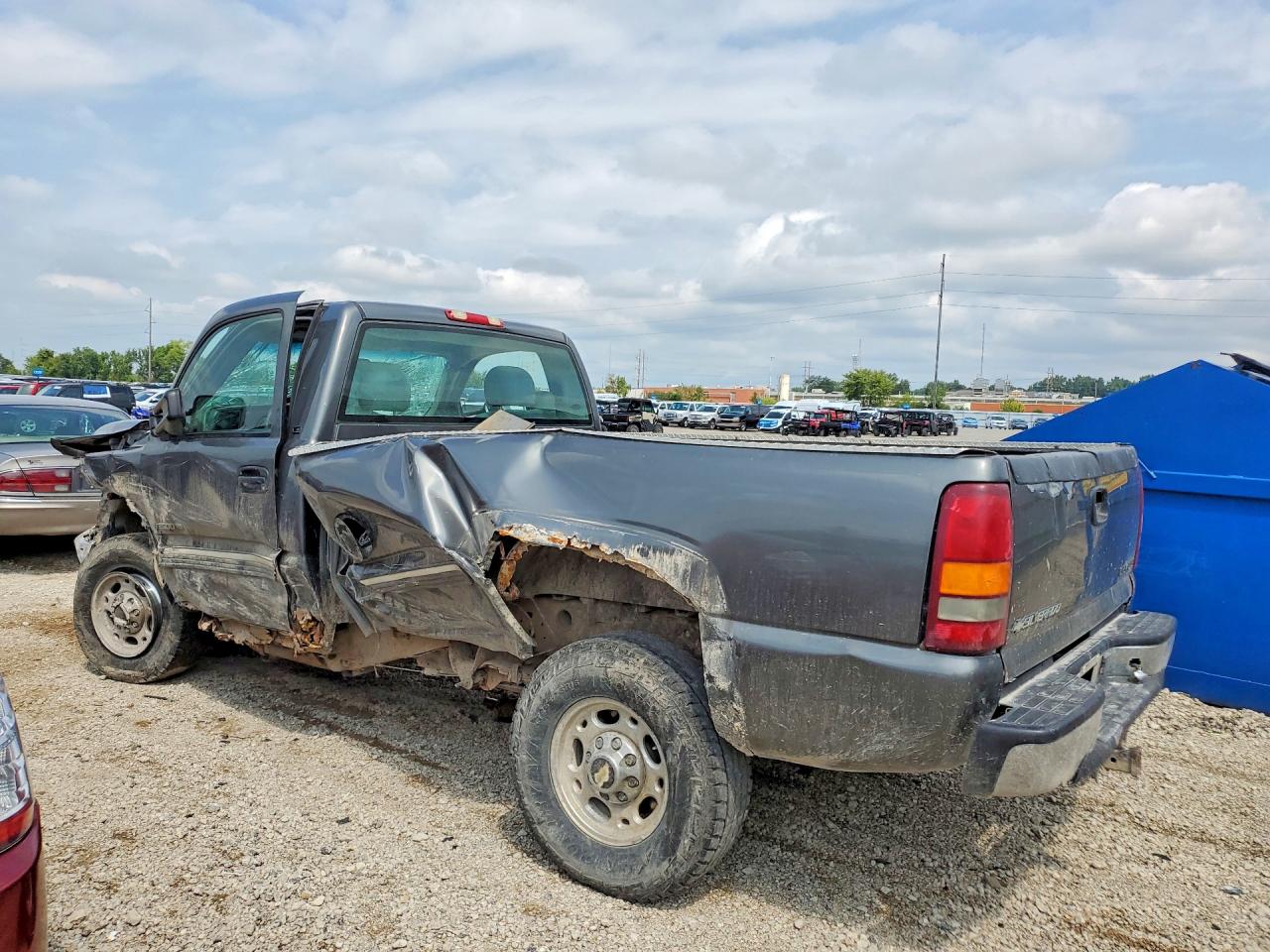 2001 Chevrolet Silverado C2500 Heavy Duty Серый vin: 1GCHC24U01E248675