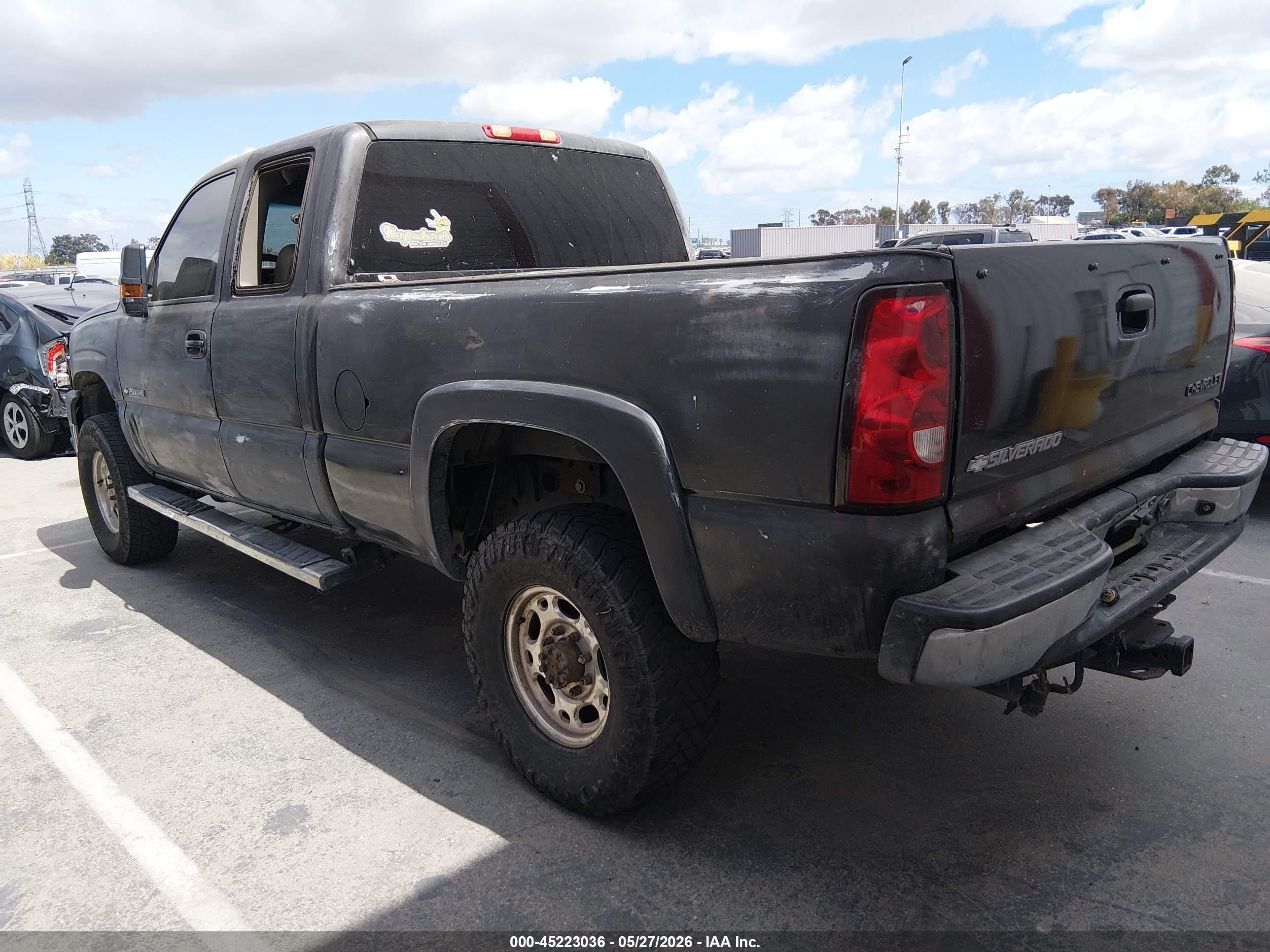 2003 Chevrolet Silverado 2500hd Lt Black vin: 1GCHC29113E297904