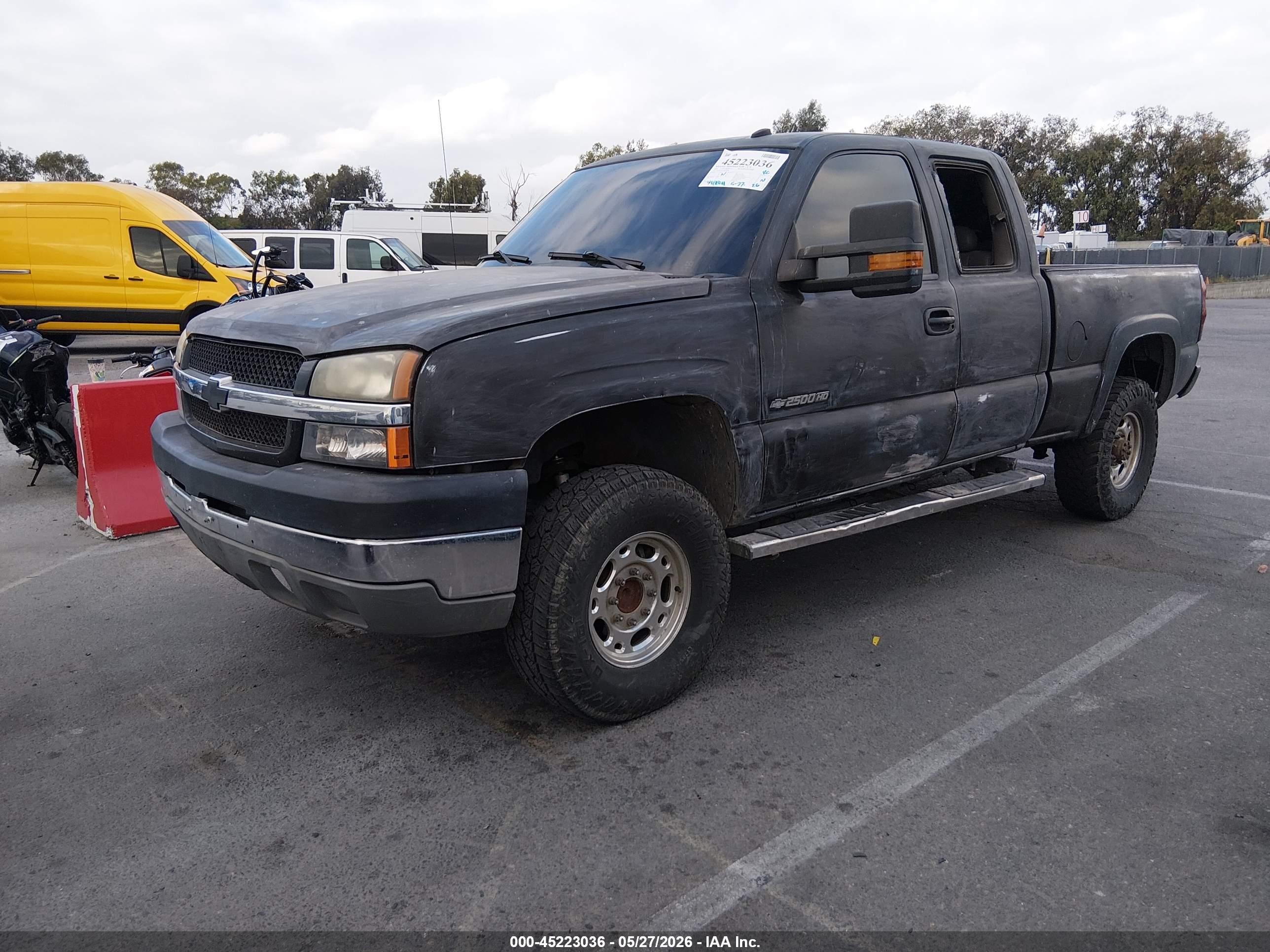 2003 Chevrolet Silverado 2500hd Lt Black vin: 1GCHC29113E297904