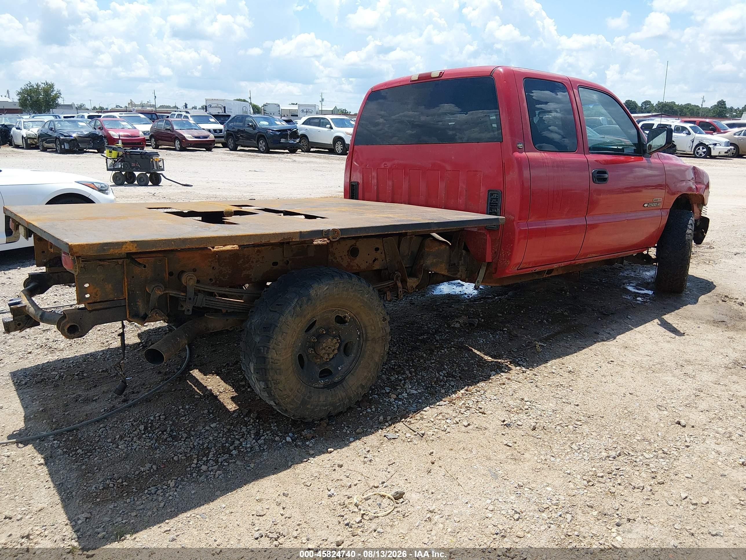 2002 Chevrolet Silverado 2500hd   Red vin: 1GCHC29122E169525