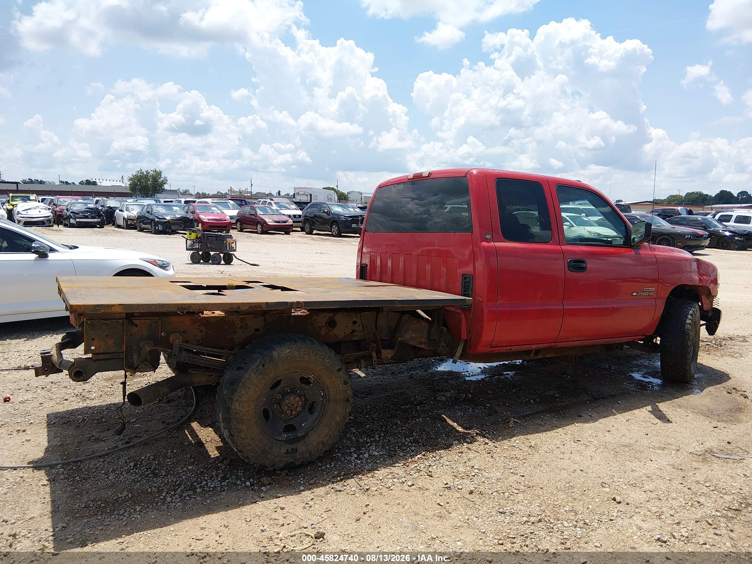 2002 Chevrolet Silverado 2500hd   Red vin: 1GCHC29122E169525