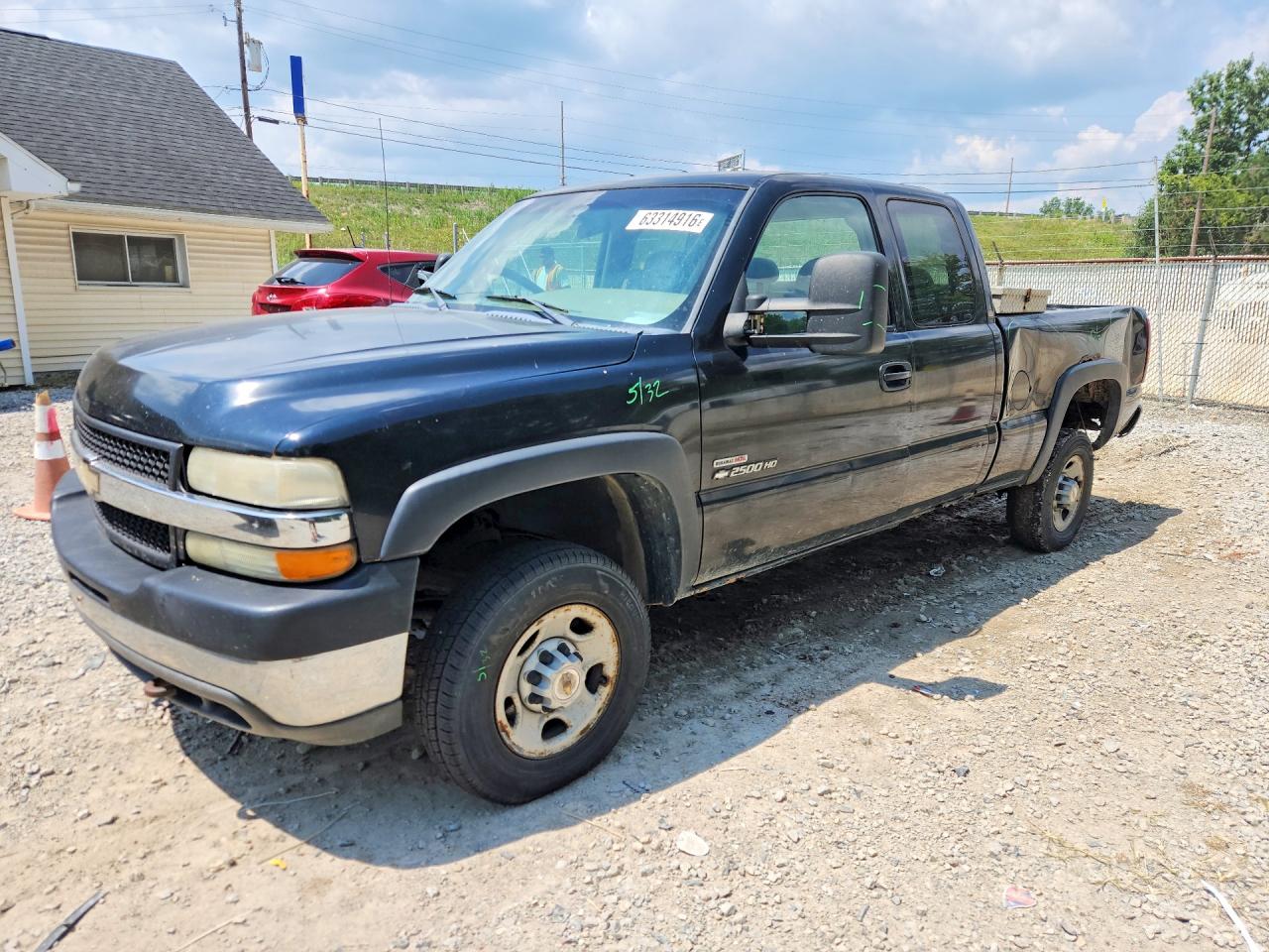 2001 Chevrolet Silverado C2500 Heavy Duty Черный vin: 1GCHC29161E276673