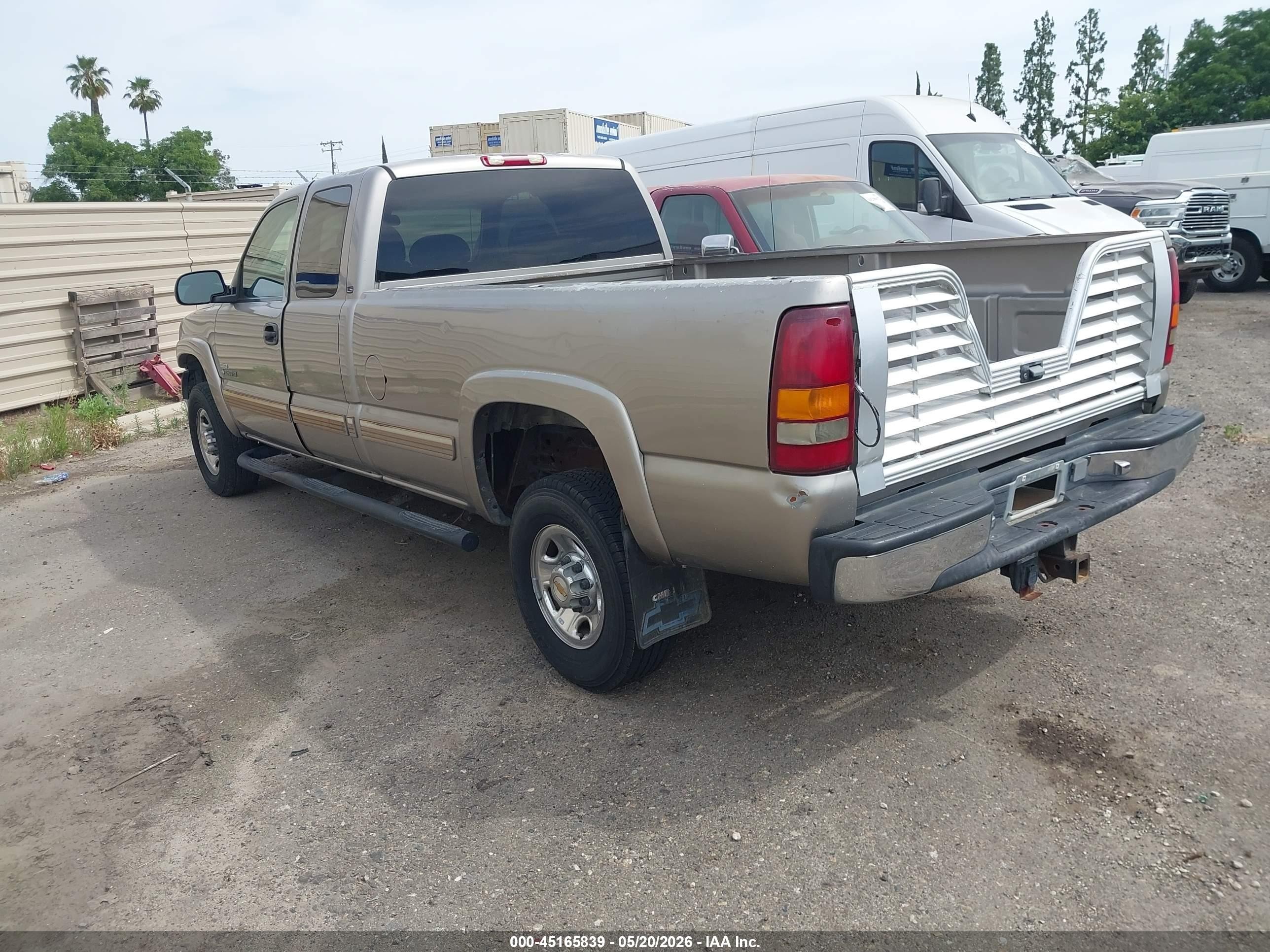 2001 Chevrolet Silverado 2500hd Ls Gold vin: 1GCHC29171E203912