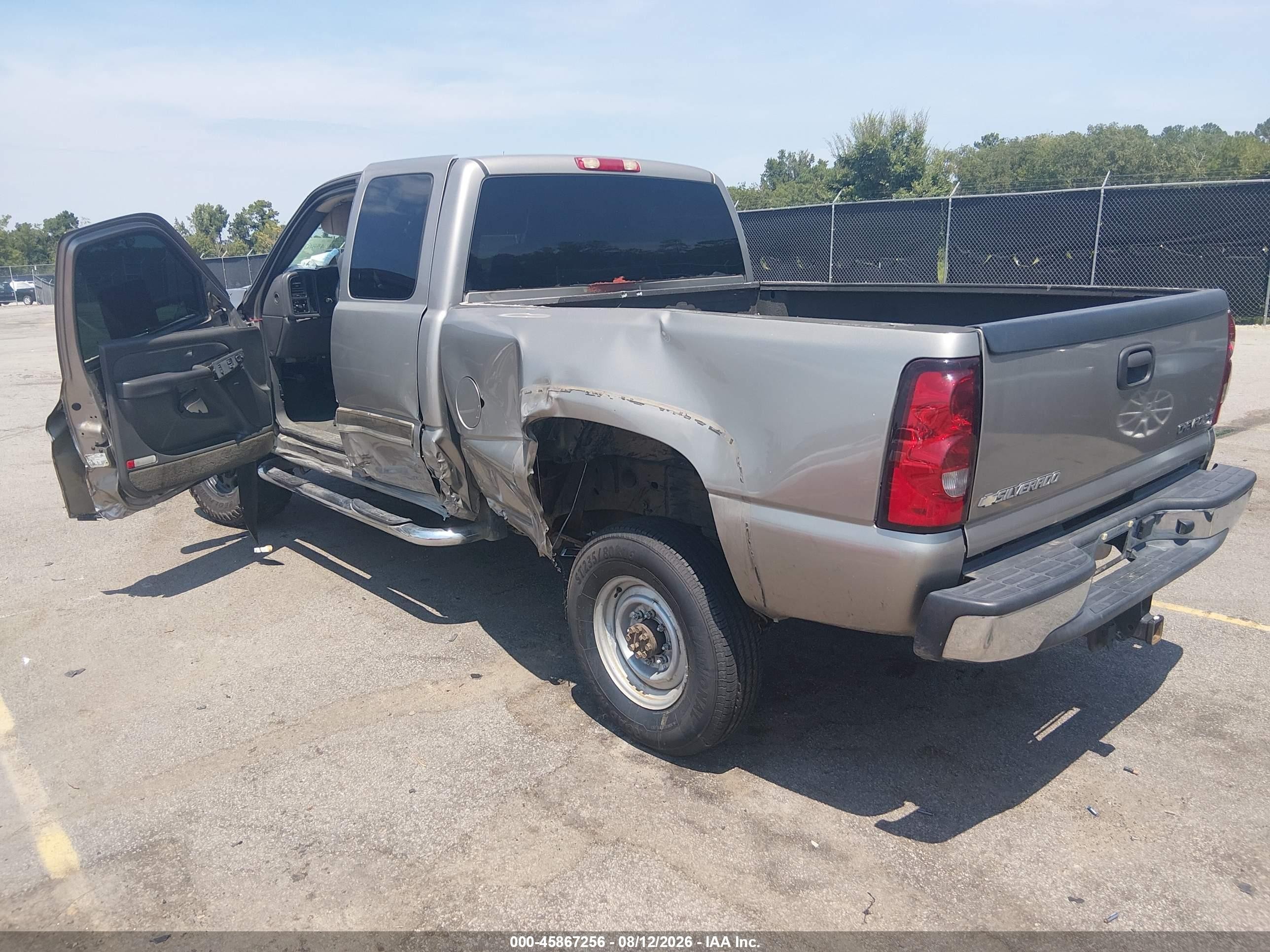 2003 Chevrolet Silverado 2500hd Ls Gray vin: 1GCHC29183E103434