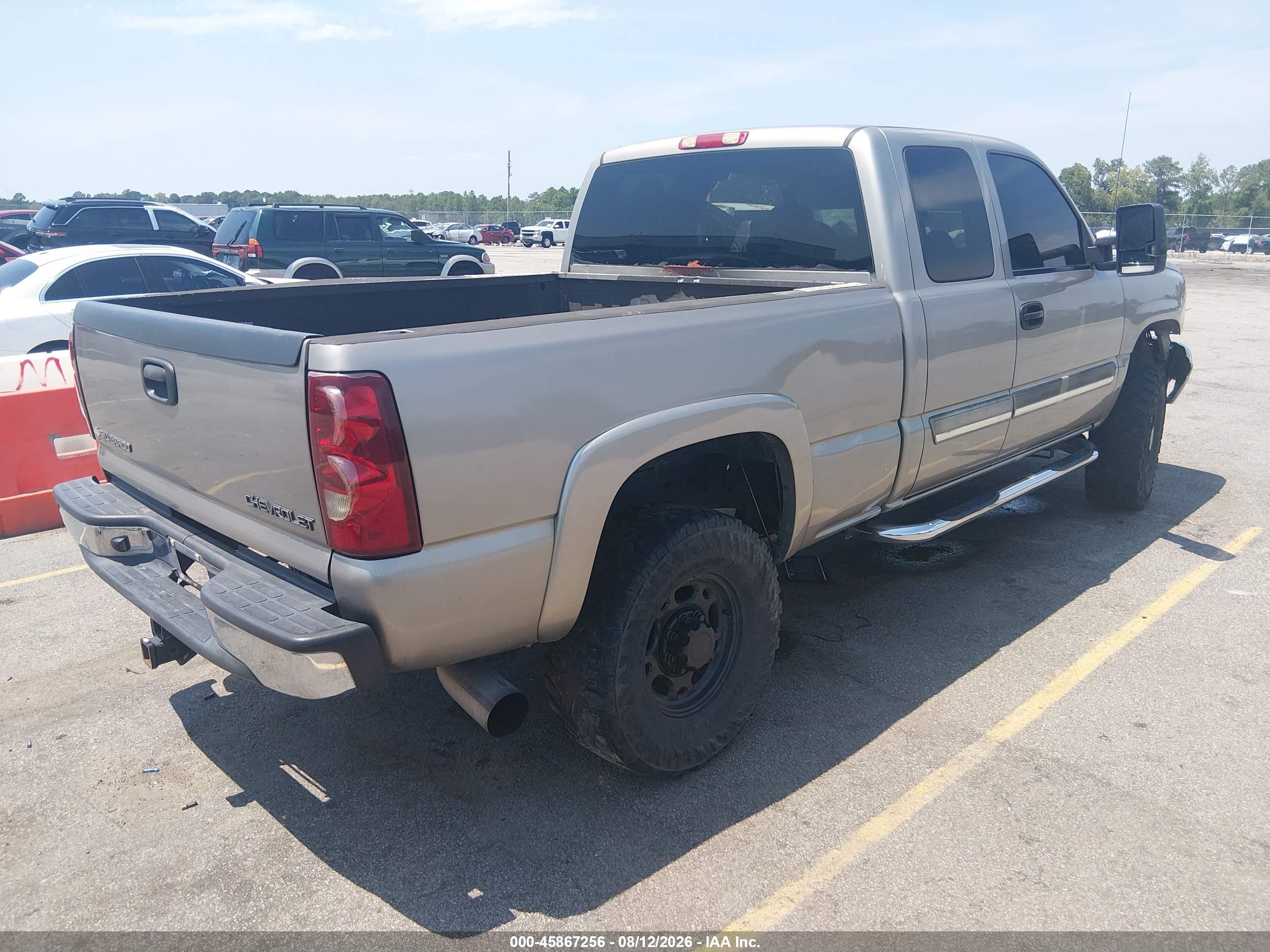 2003 Chevrolet Silverado 2500hd Ls Gray vin: 1GCHC29183E103434