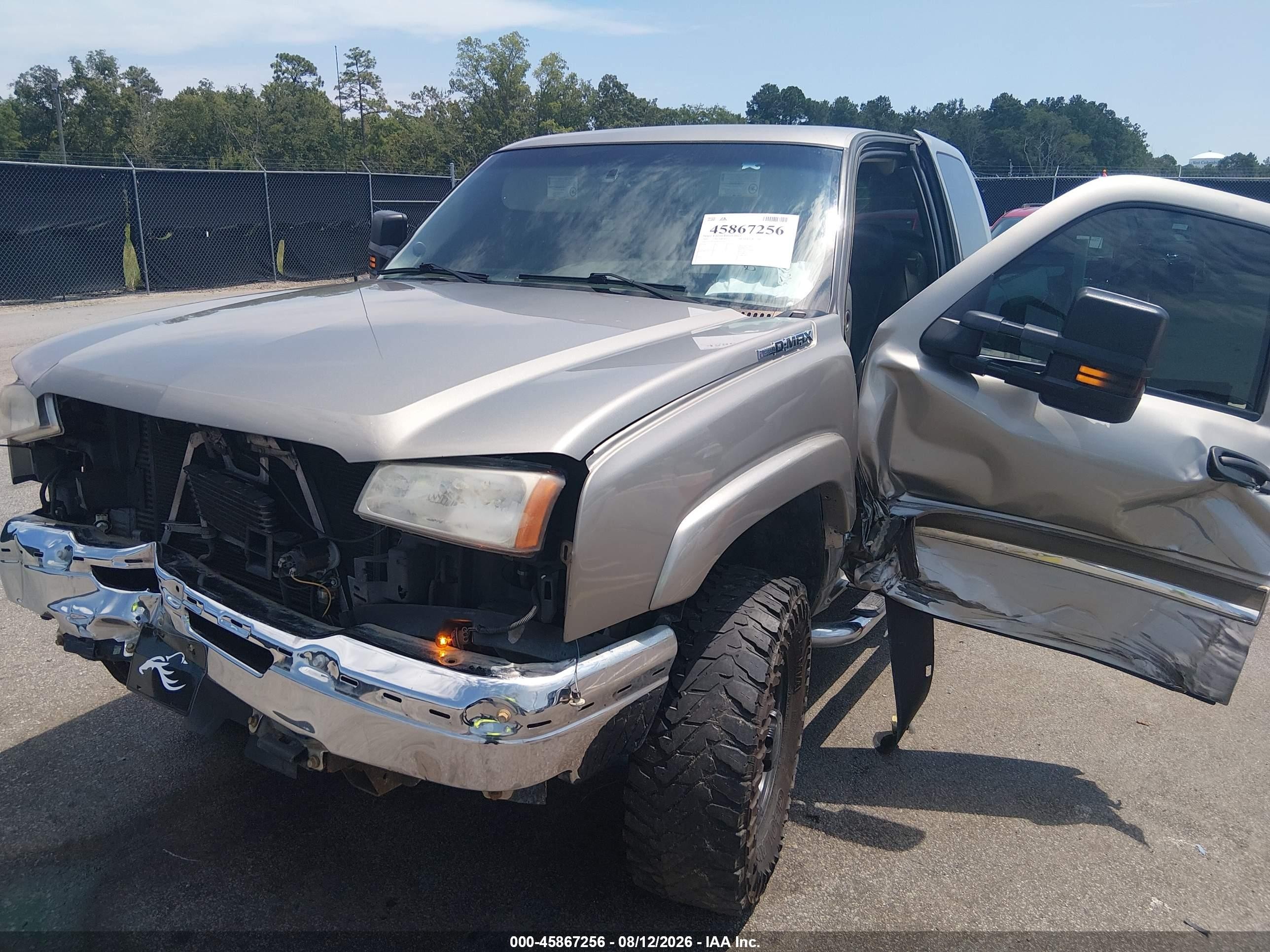 2003 Chevrolet Silverado 2500hd Ls Gray vin: 1GCHC29183E103434