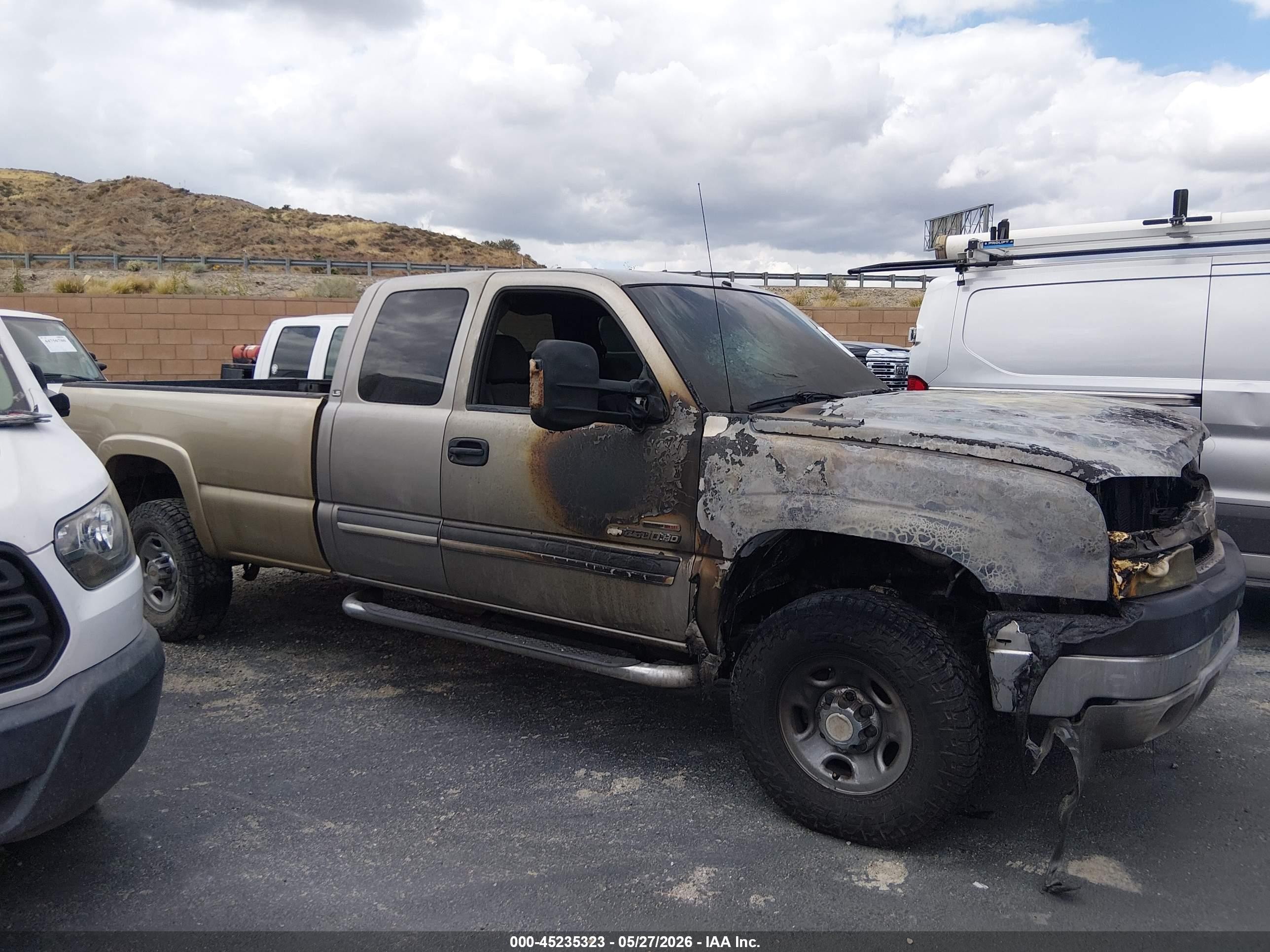 2003 Chevrolet Silverado 2500hd Ls Tan vin: 1GCHC291X3E311699