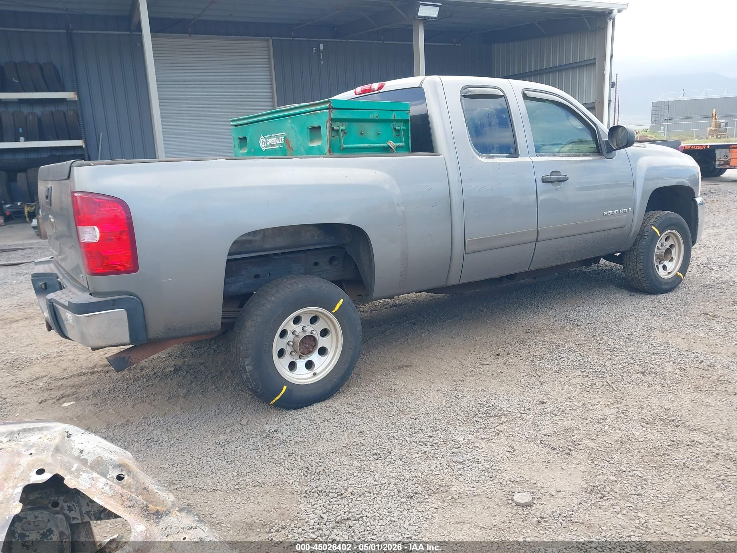 2008 Chevrolet Silverado 2500hd Lt1 Gray vin: 1GCHC29K08E107137