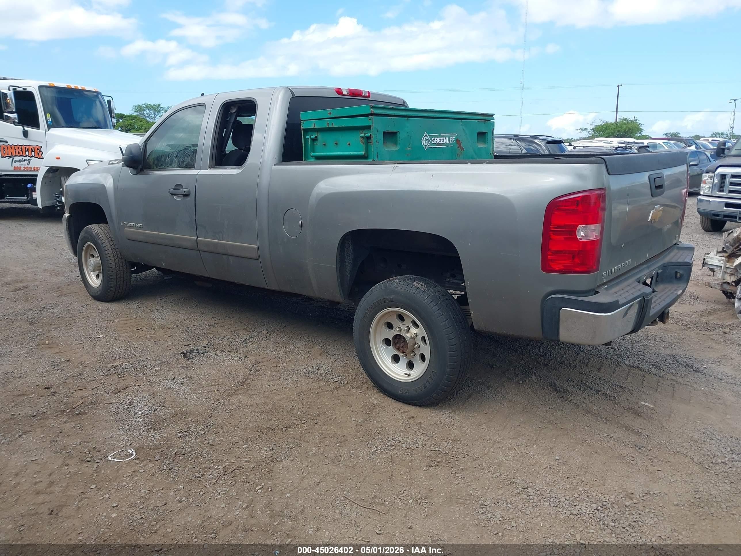 2008 Chevrolet Silverado 2500hd Lt1 Gray vin: 1GCHC29K08E107137