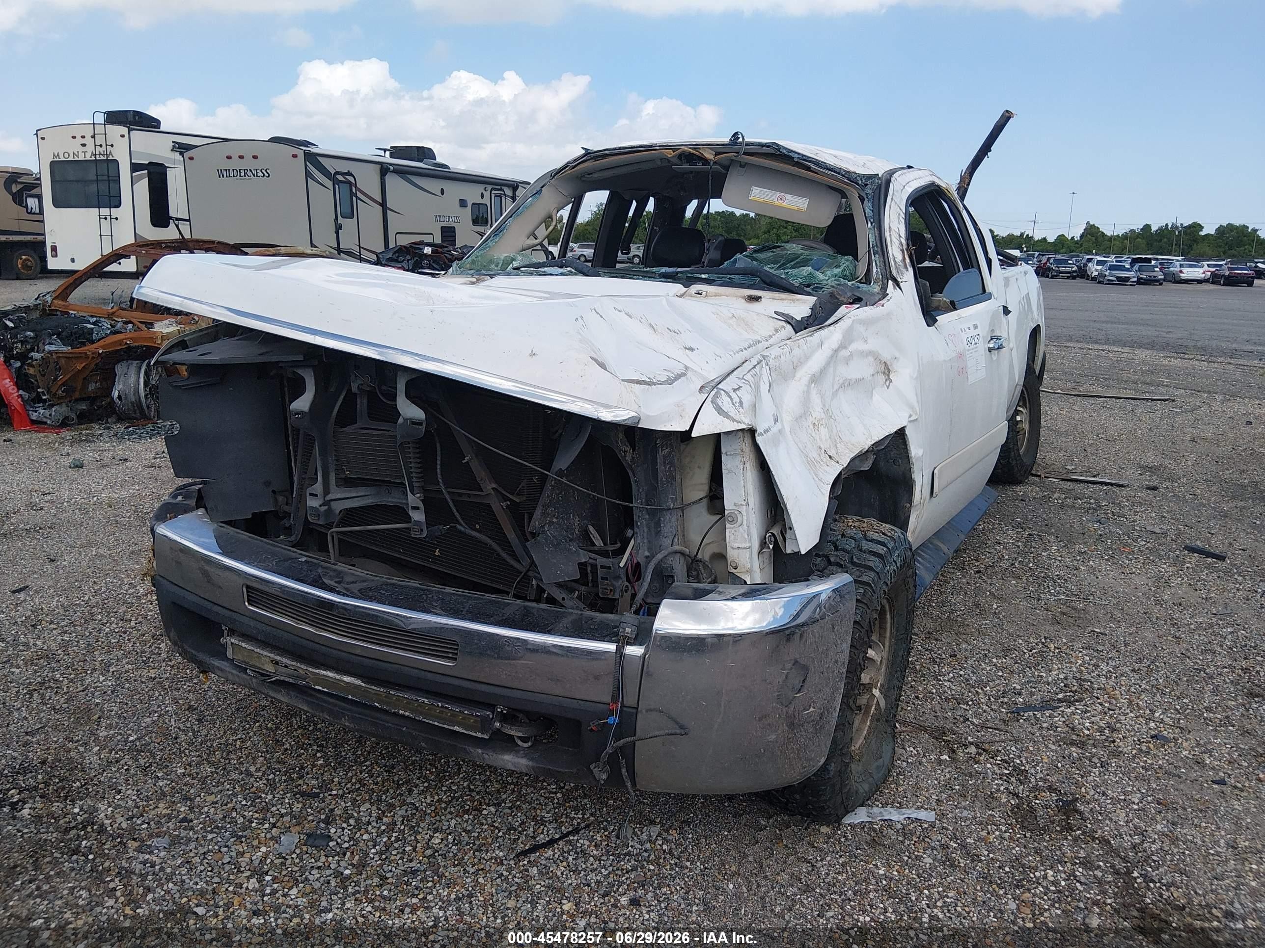2008 Chevrolet Silverado 2500hd Lt1 White vin: 1GCHC29K08E138176