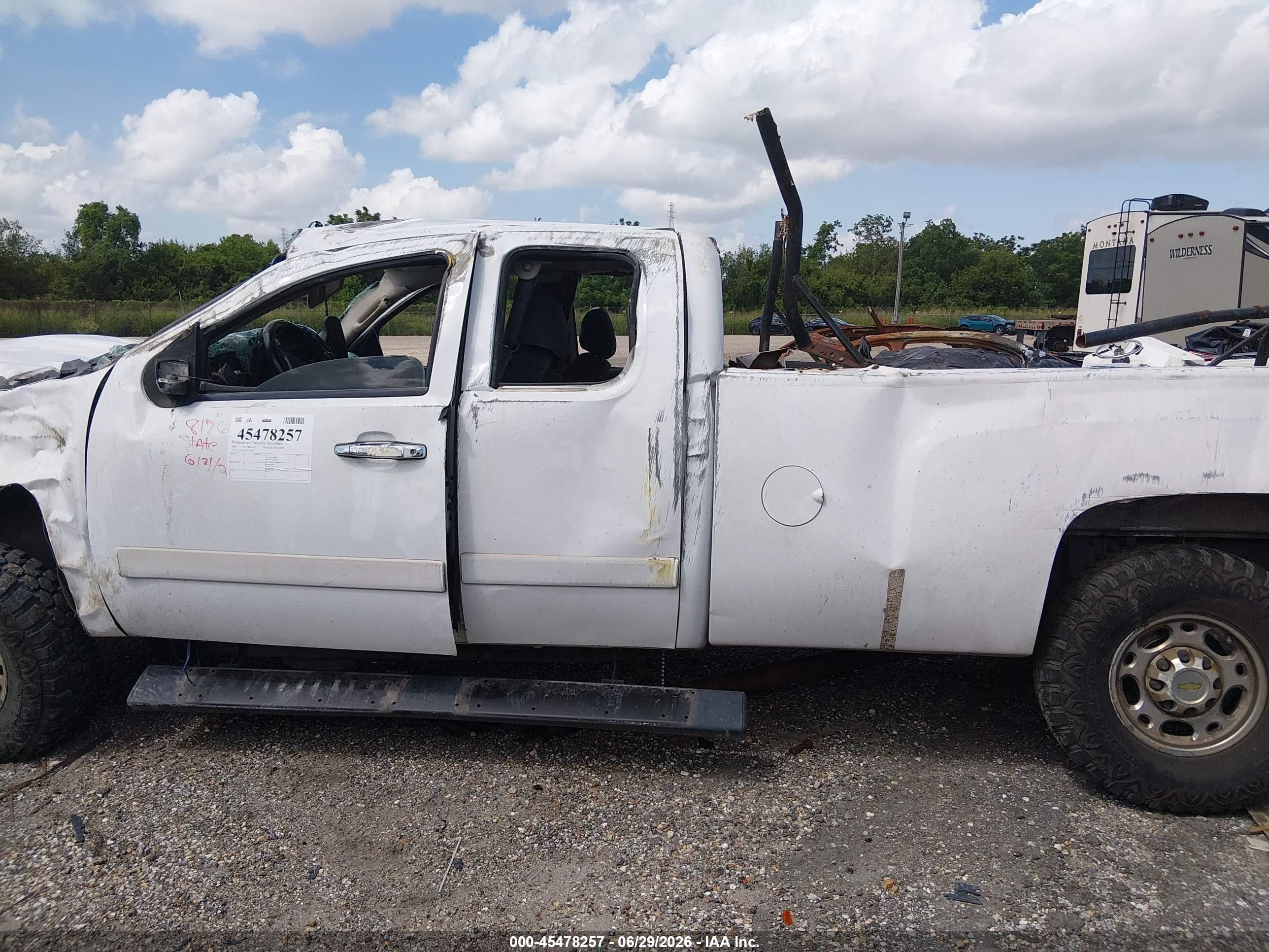 2008 Chevrolet Silverado 2500hd Lt1 White vin: 1GCHC29K08E138176