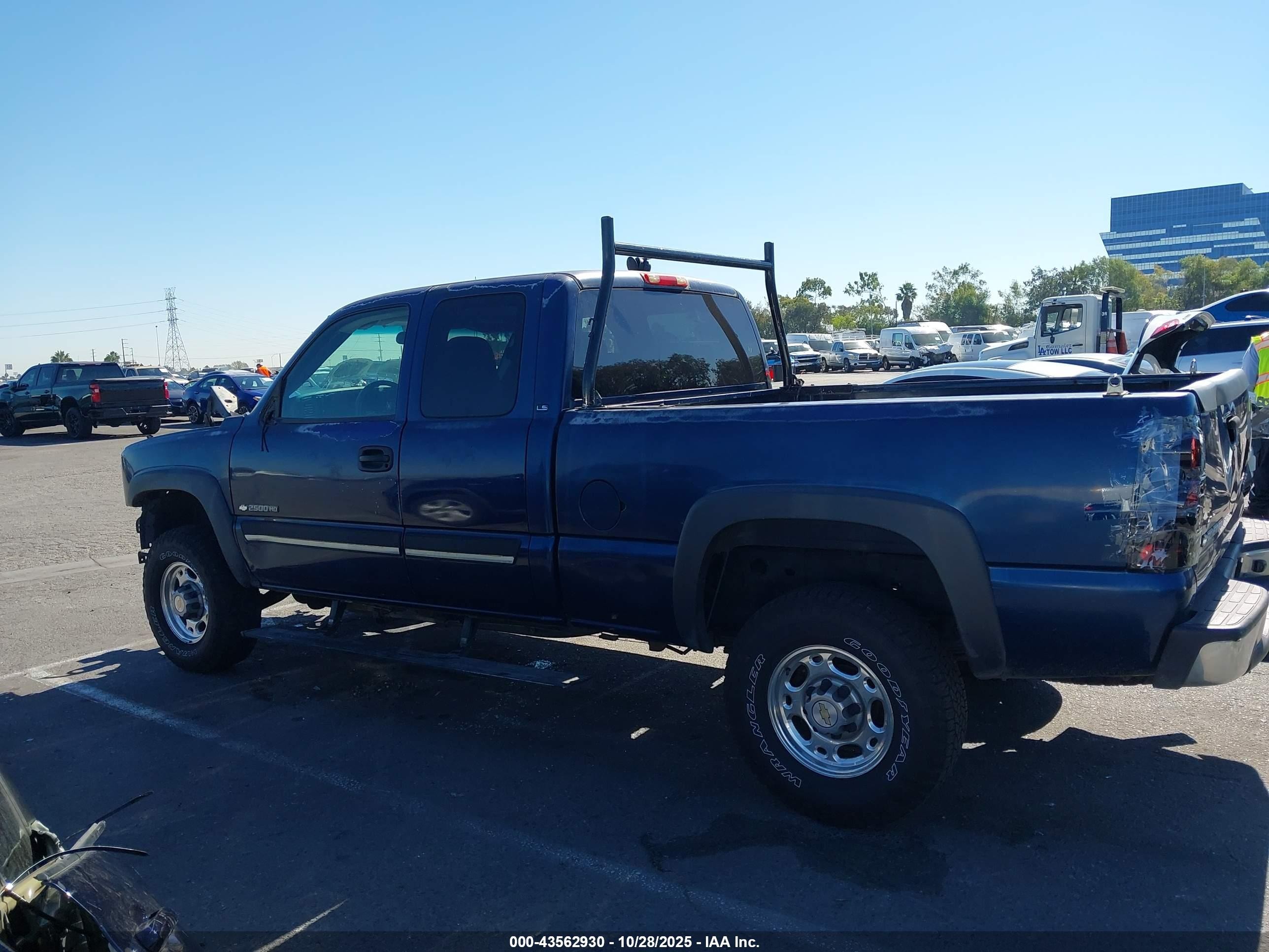 2003 Chevrolet Silverado 2500hd Ls Blue vin: 1GCHC29U03E294860
