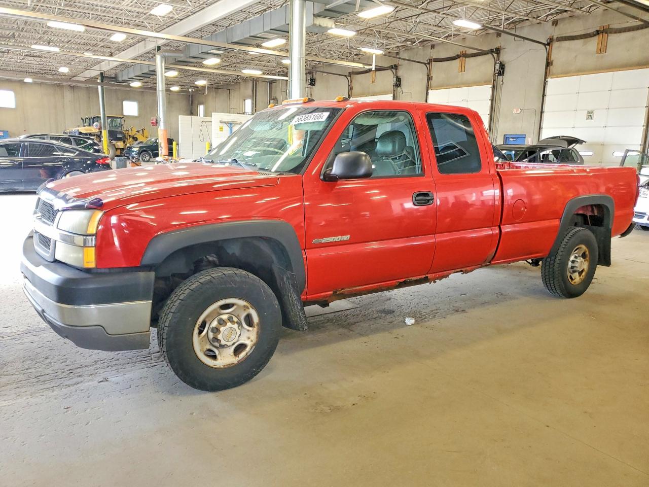 2004 Chevrolet Silverado C2500 Heavy Duty Red vin: 1GCHC29U04E350359