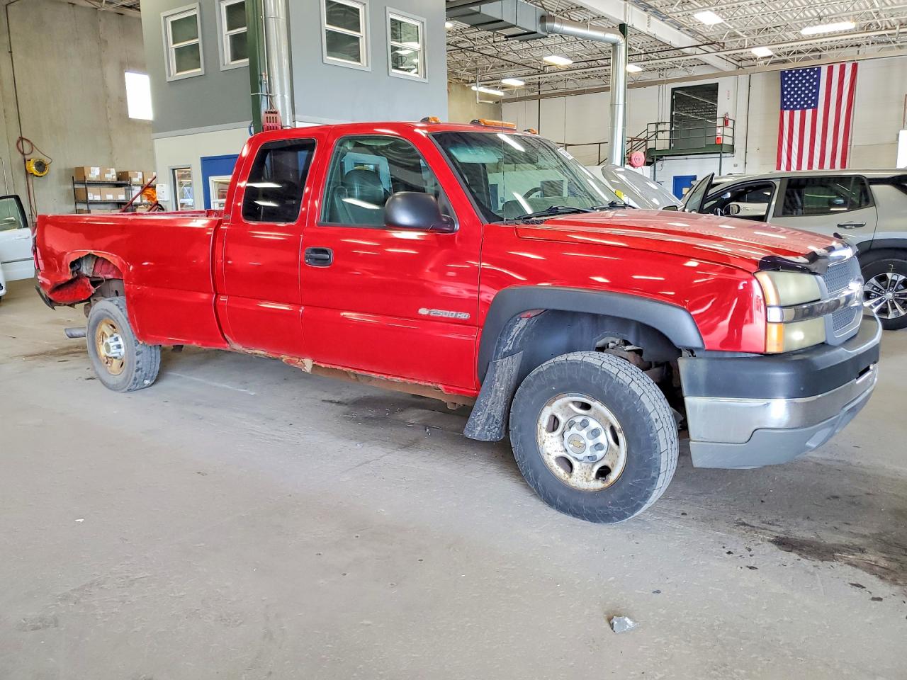 2004 Chevrolet Silverado C2500 Heavy Duty Red vin: 1GCHC29U04E350359