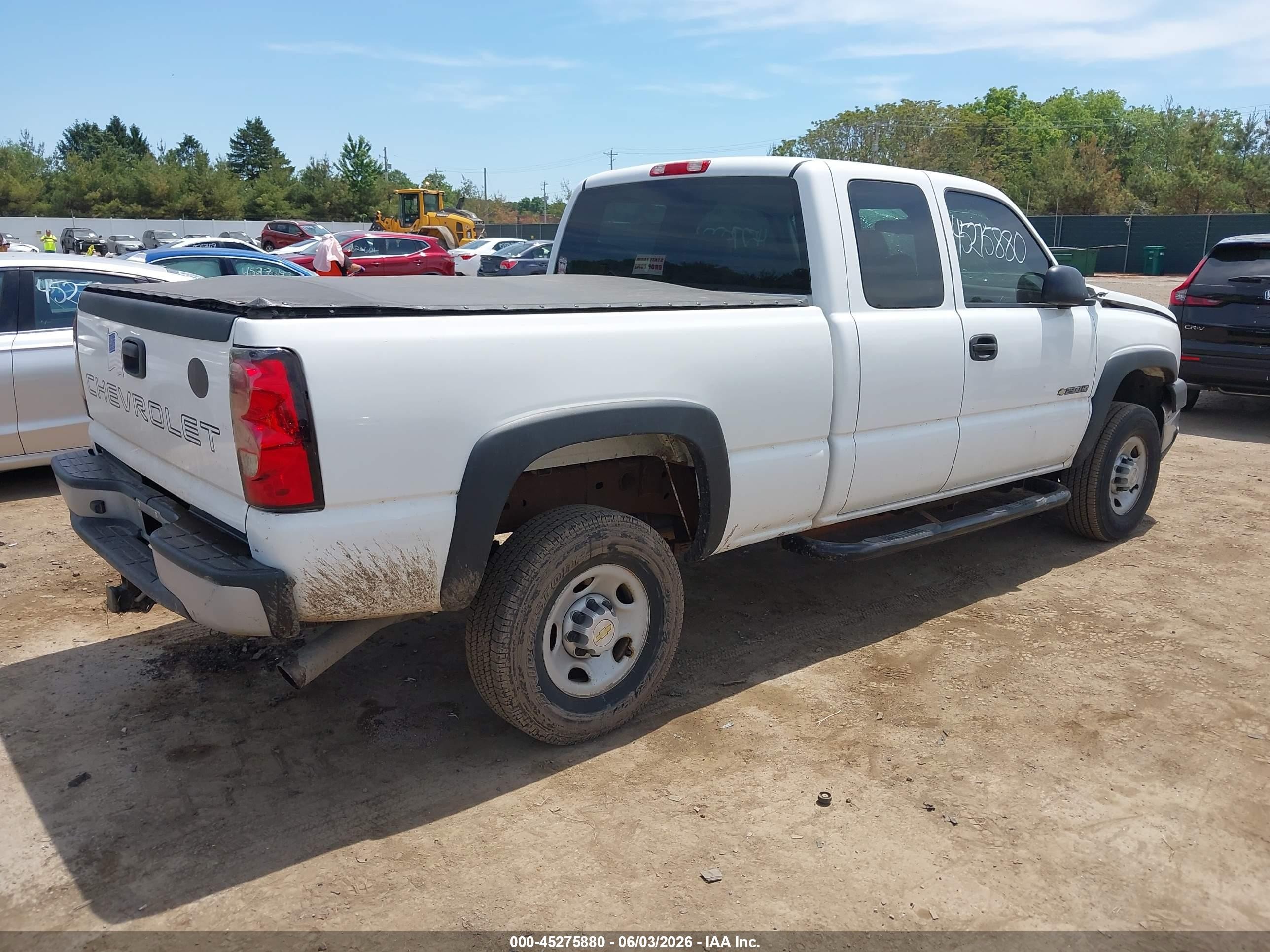 2007 Chevrolet Silverado 2500hd Classic Work Truck White vin: 1GCHC29U17E146447
