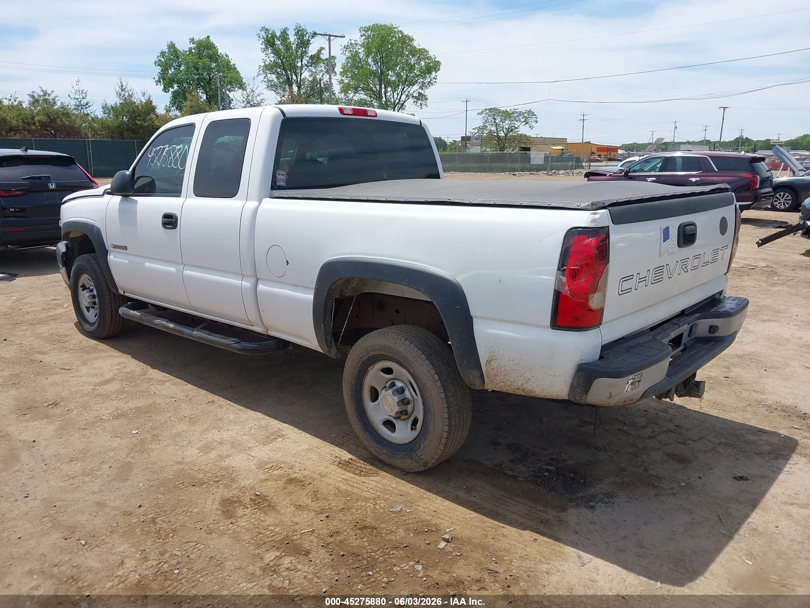 2007 Chevrolet Silverado 2500hd Classic Work Truck White vin: 1GCHC29U17E146447