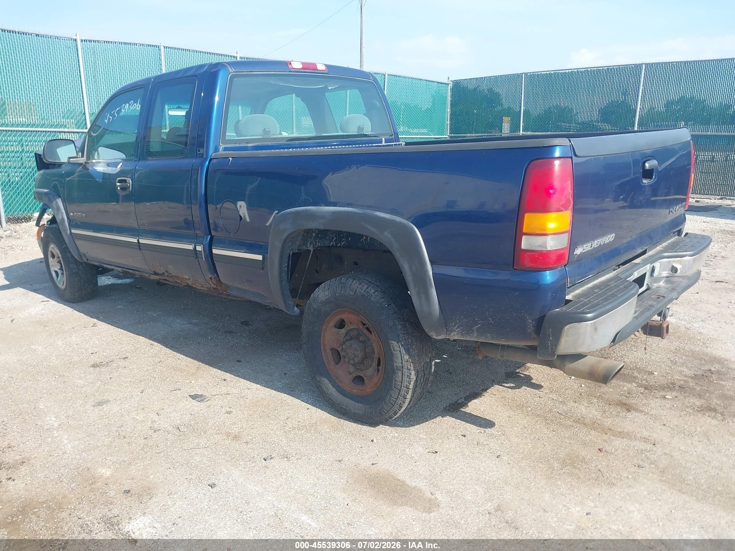 2001 Chevrolet Silverado 2500hd Ls Синий vin: 1GCHC29U21E280147