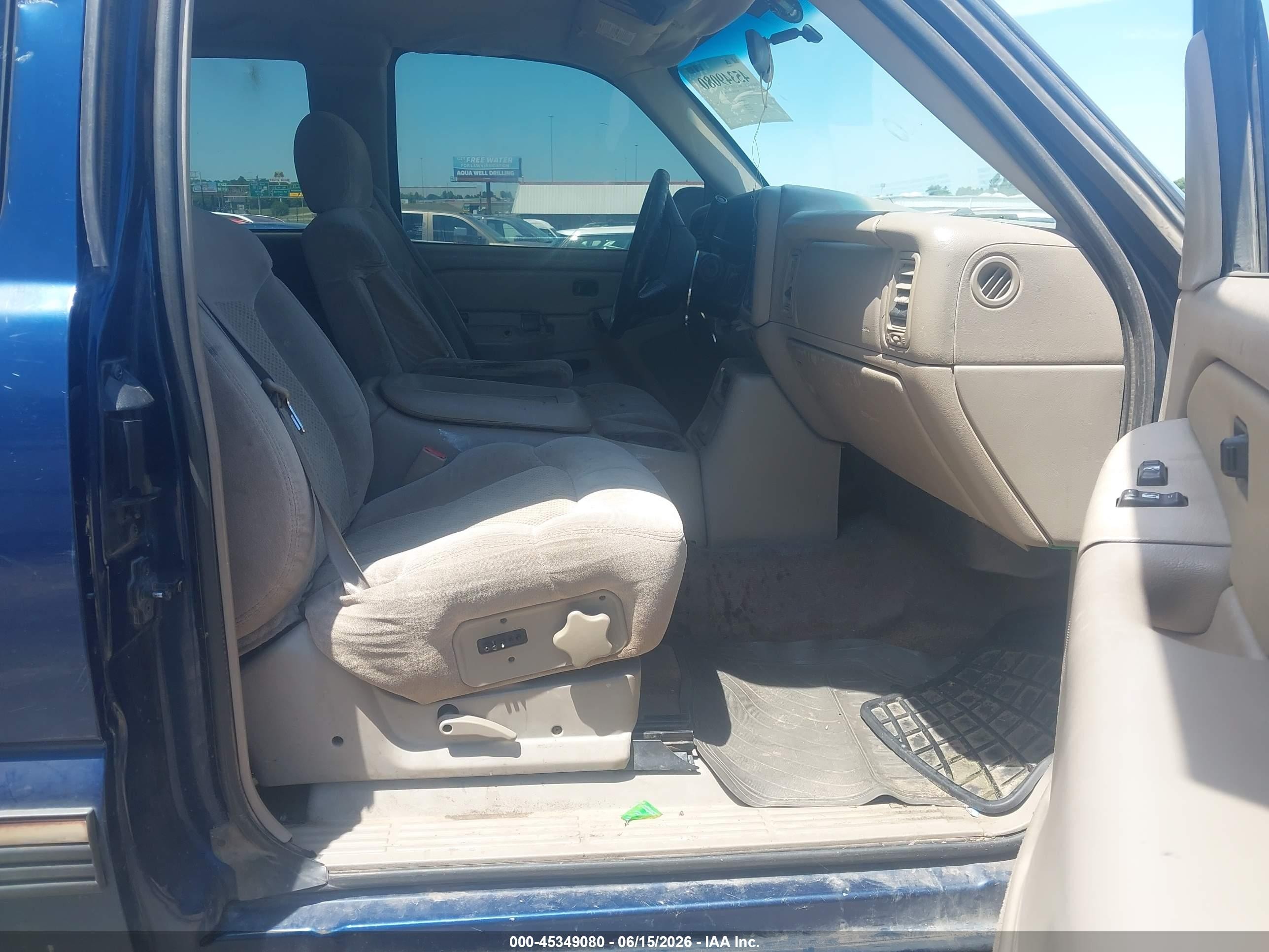 2002 Chevrolet Silverado 2500hd Ls Blue vin: 1GCHC29U32E108775