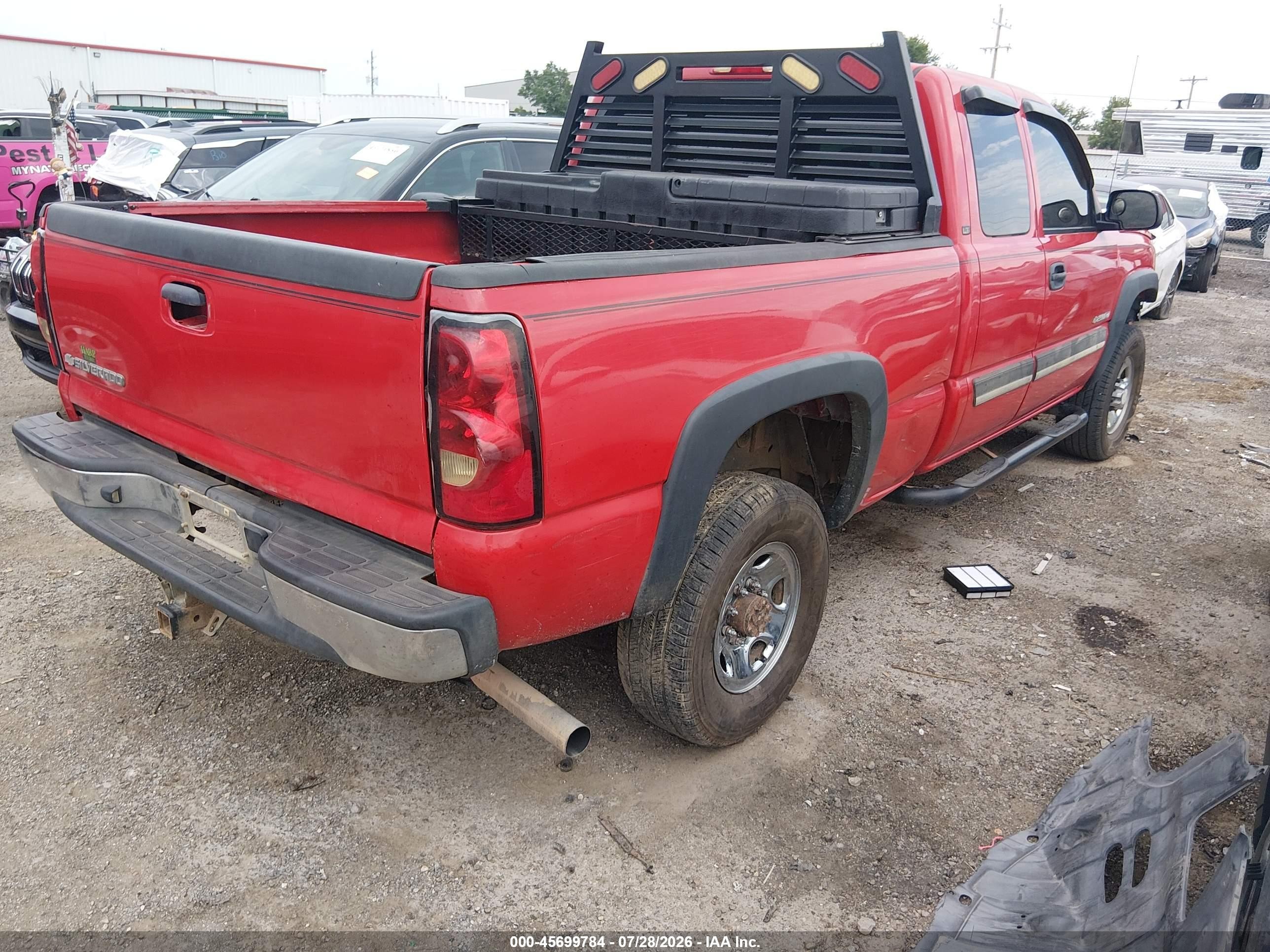 2007 Chevrolet Silverado 2500hd Classic Lt2 Red vin: 1GCHC29U37E179949