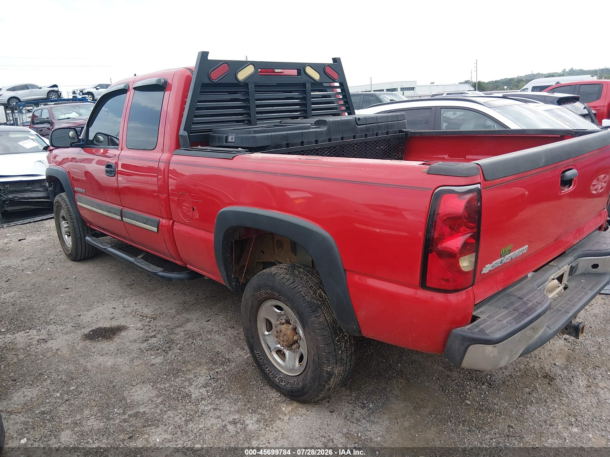 2007 Chevrolet Silverado 2500hd Classic Lt2 Red vin: 1GCHC29U37E179949