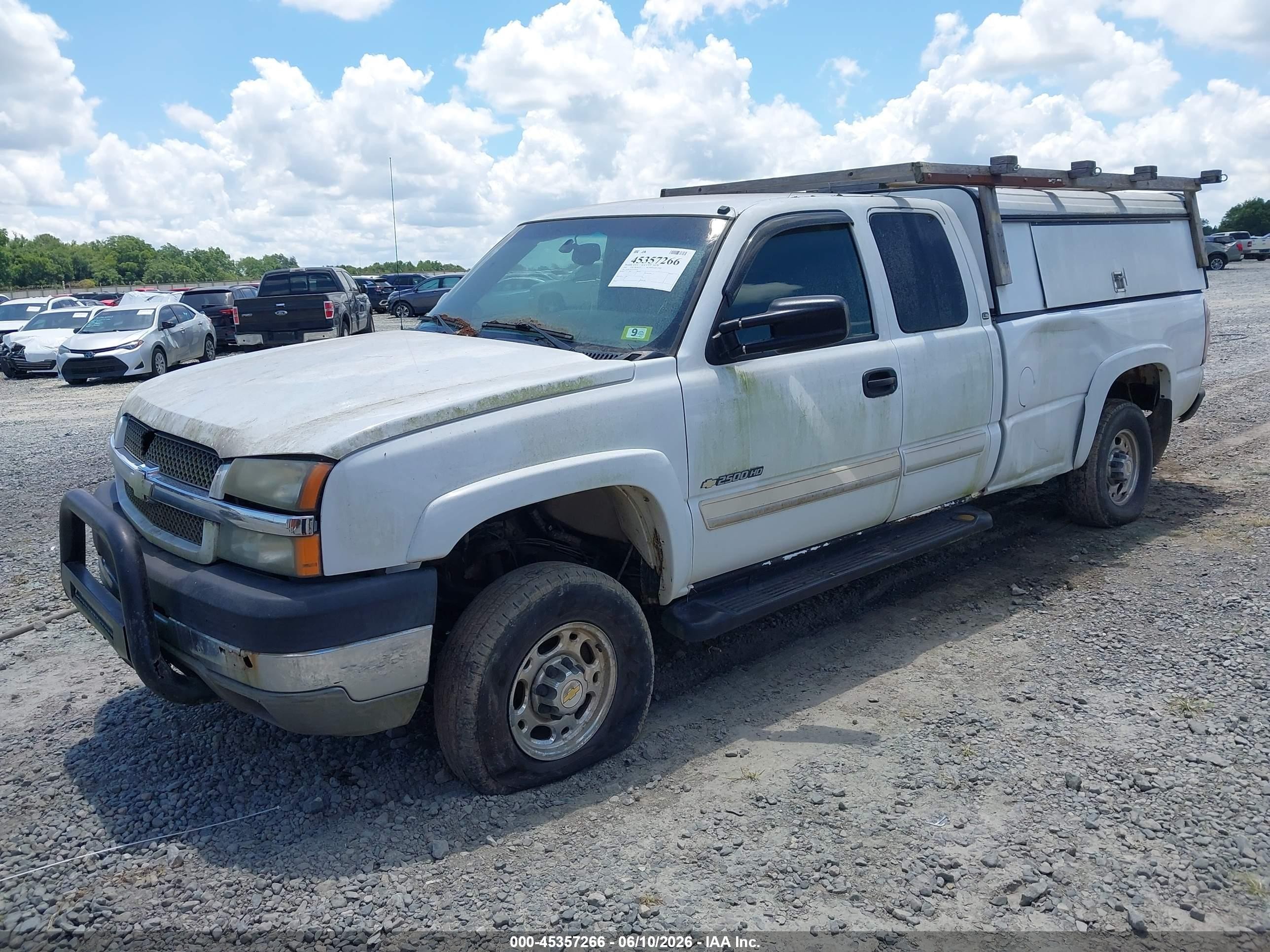 2003 Chevrolet Silverado 2500hd Ls Белый vin: 1GCHC29U93E343196