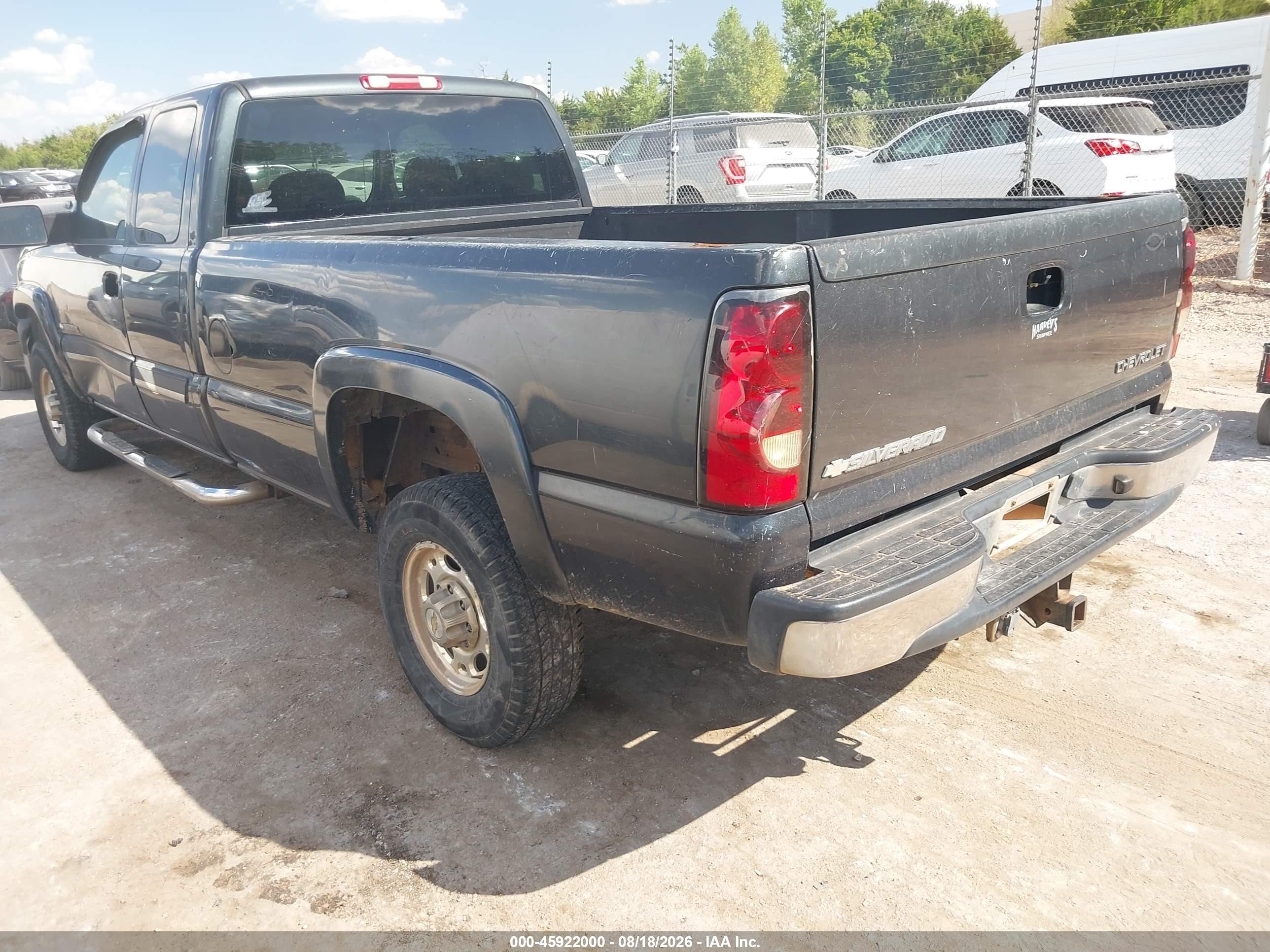 2004 Chevrolet Silverado 2500hd Ls Black vin: 1GCHC29U94E365622