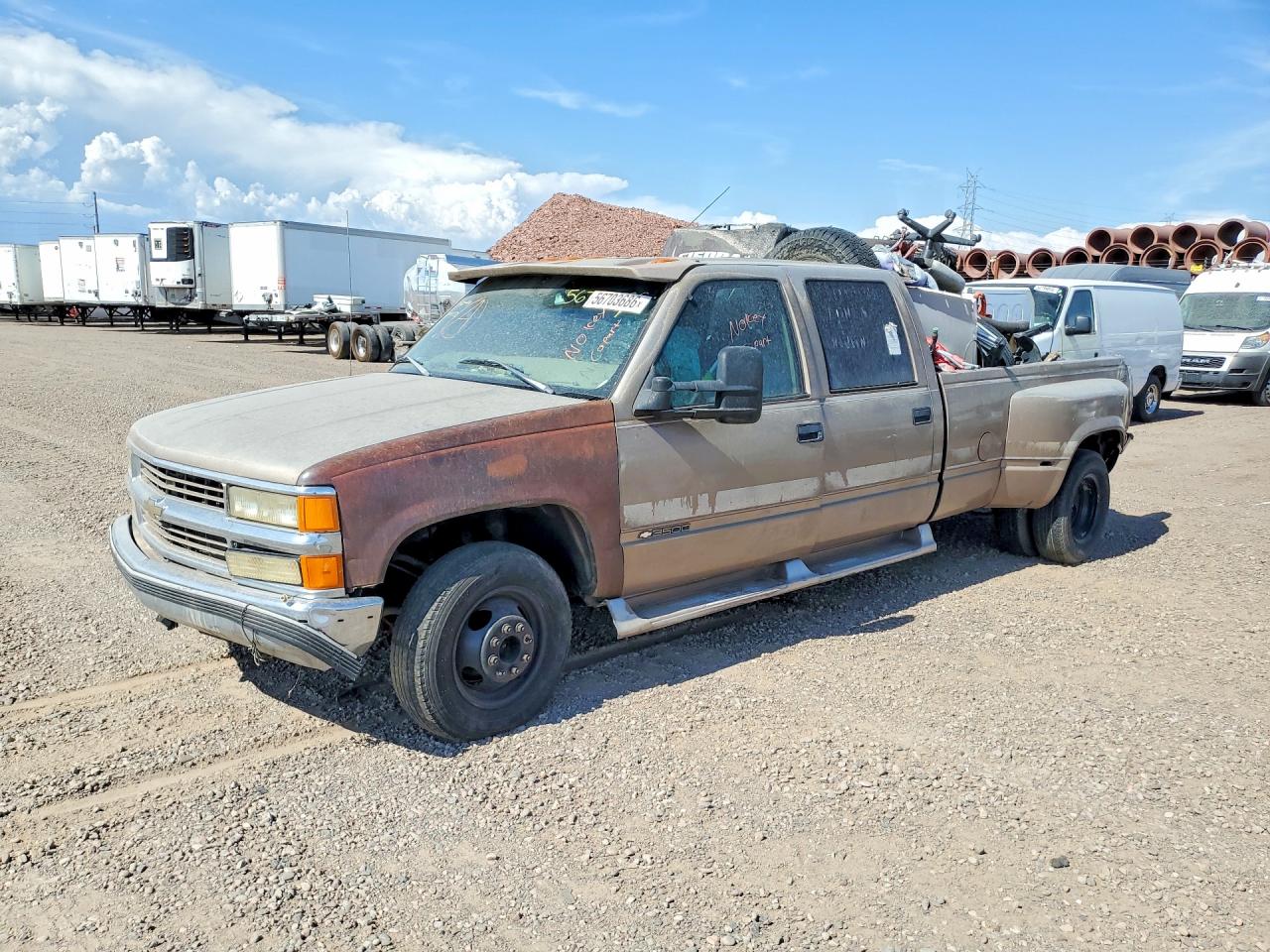 1997 Chevrolet Gmt-400 C3500 Brown vin: 1GCHC33J1VF009147