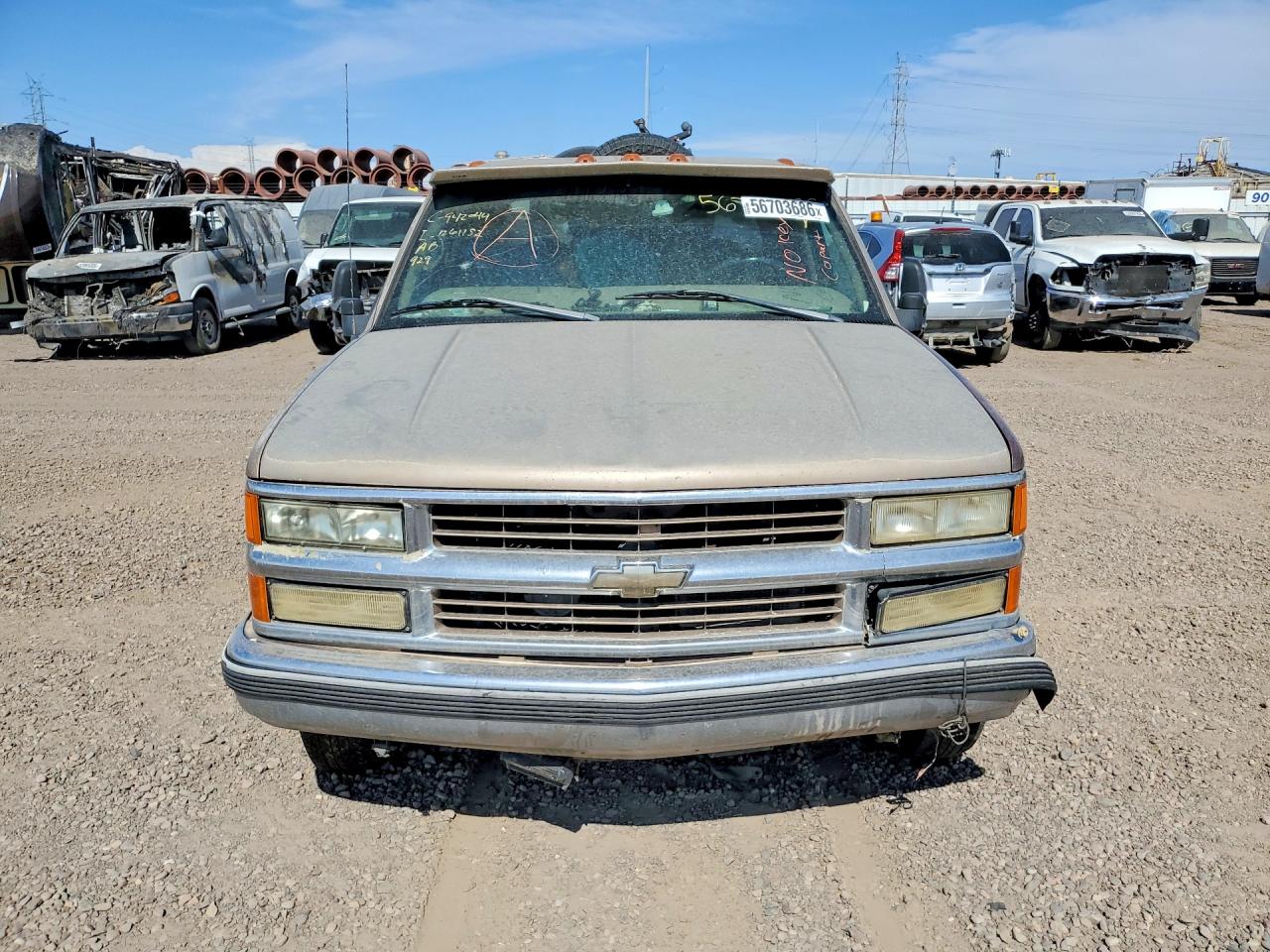1997 Chevrolet Gmt-400 C3500 Коричневый vin: 1GCHC33J1VF009147