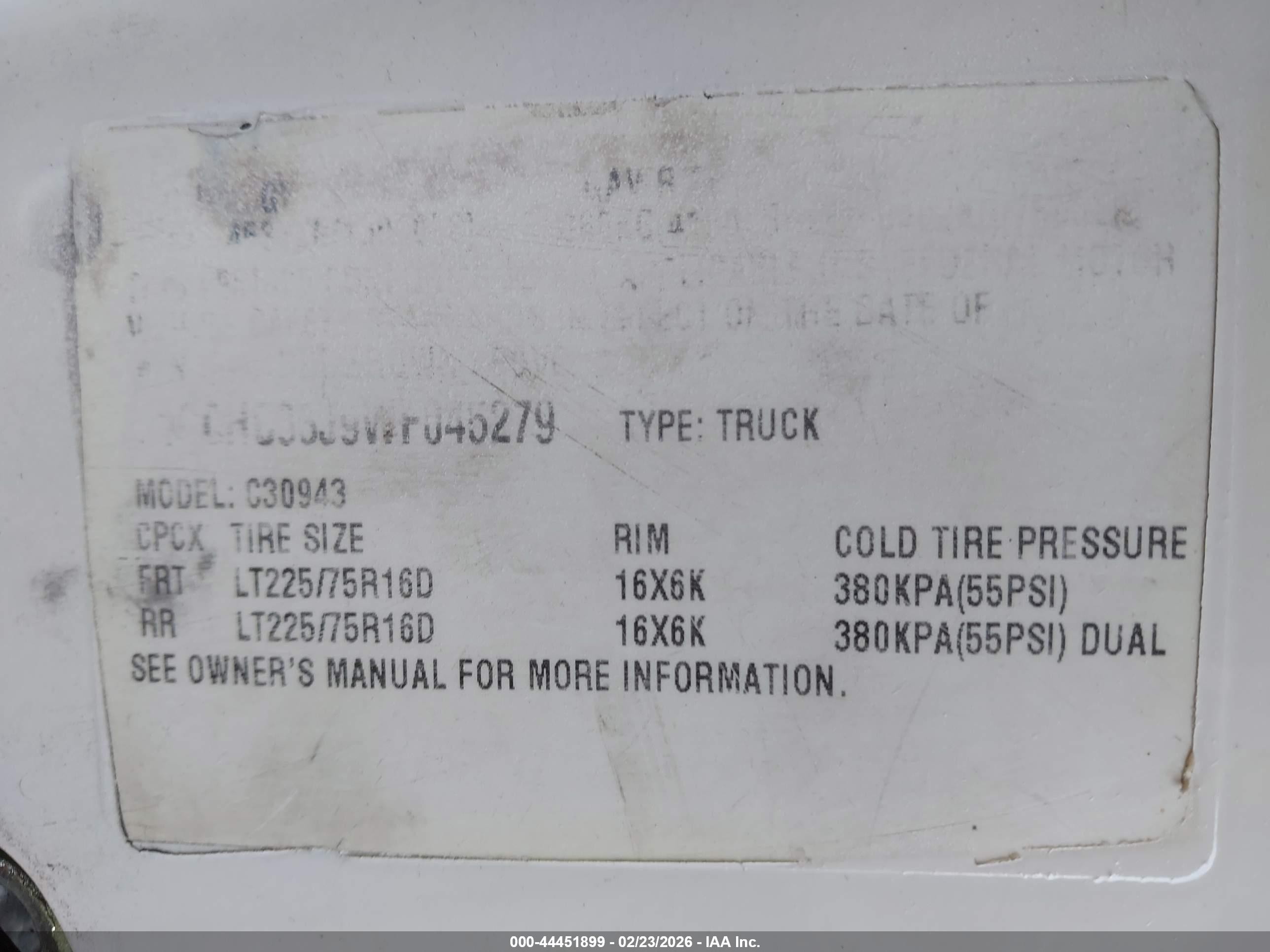 1998 Chevrolet C3500   White vin: 1GCHC33J9WF045279