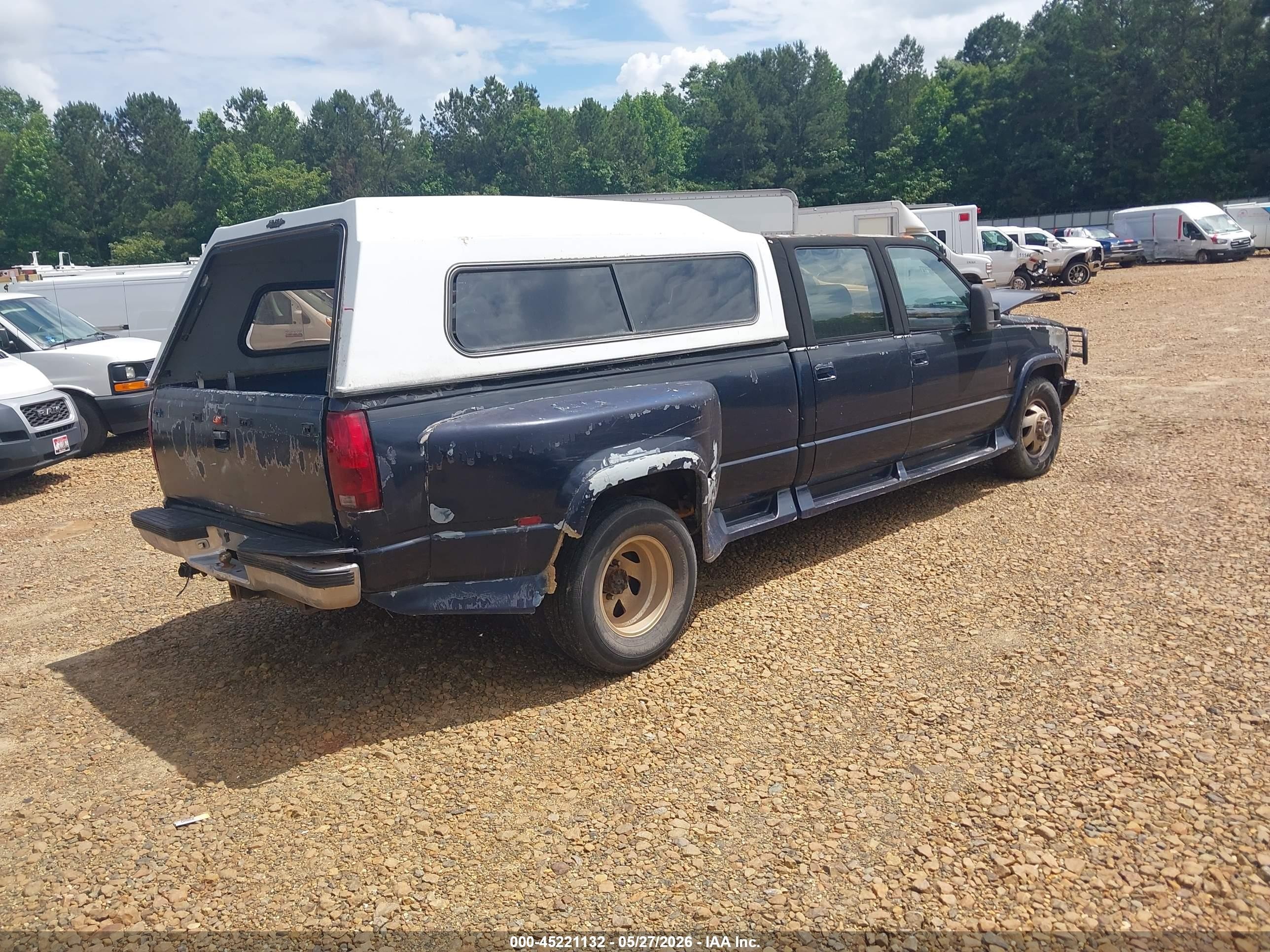 1993 Chevrolet Gmt-400 C3500 Синий vin: 1GCHC33N6PJ416478