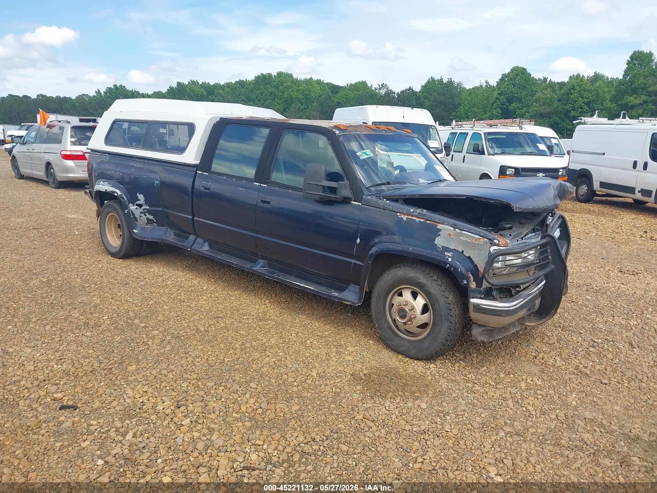 1993 Chevrolet Gmt-400 C3500 Blue vin: 1GCHC33N6PJ416478