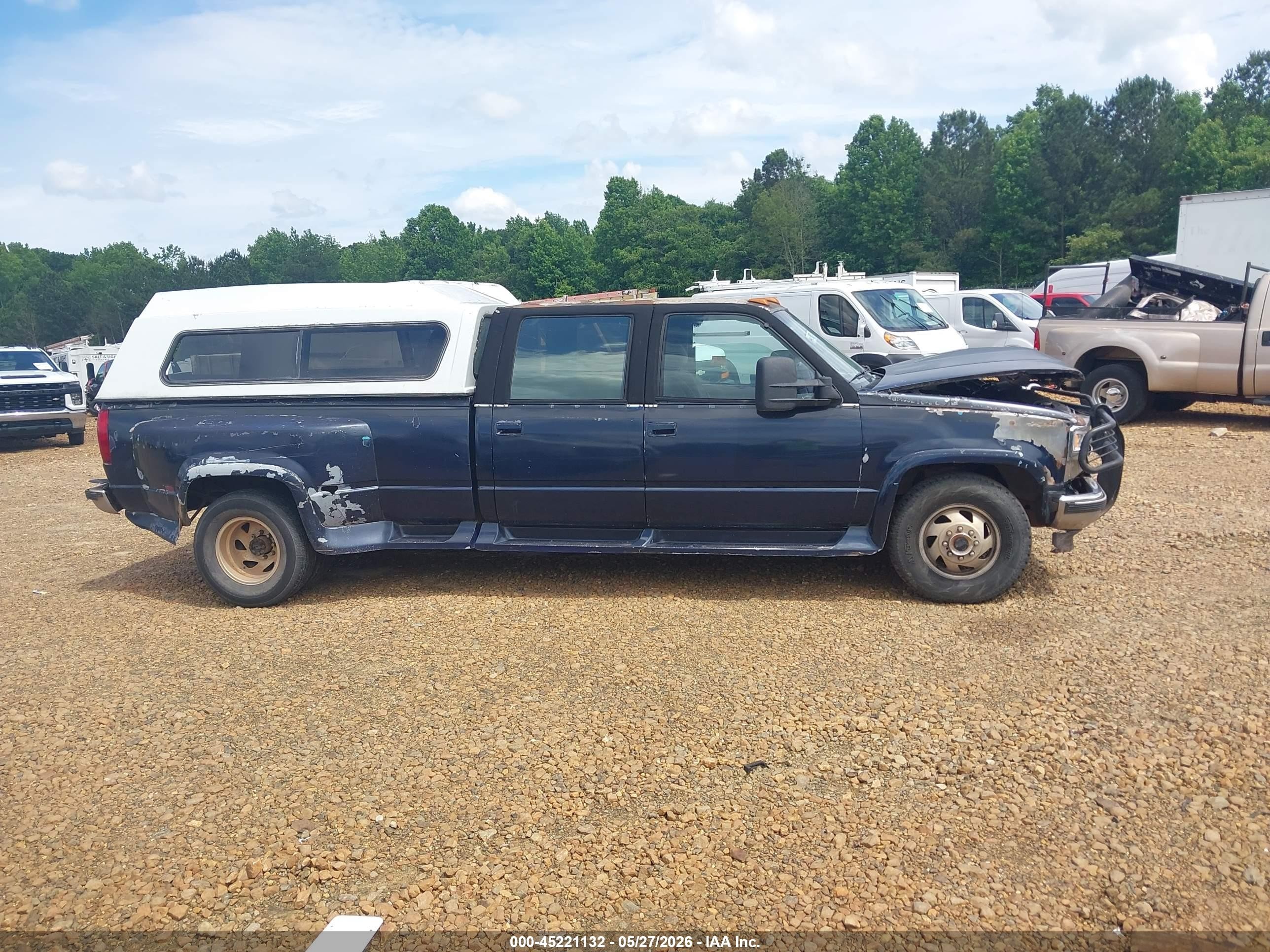 1993 Chevrolet Gmt-400 C3500 Синий vin: 1GCHC33N6PJ416478
