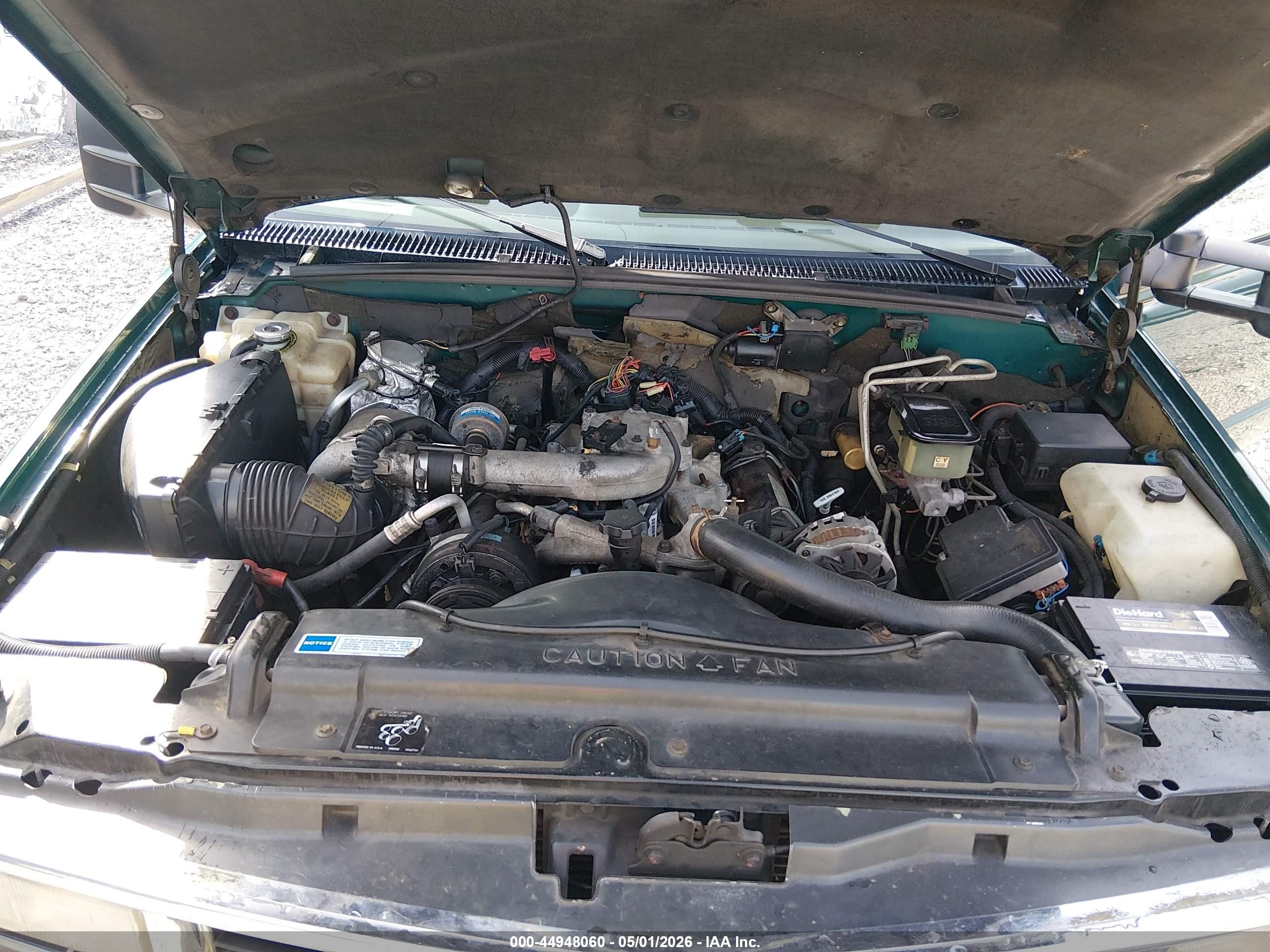 1995 Chevrolet Gmt-400 C3500 Green vin: 1GCHC34F4SE158230