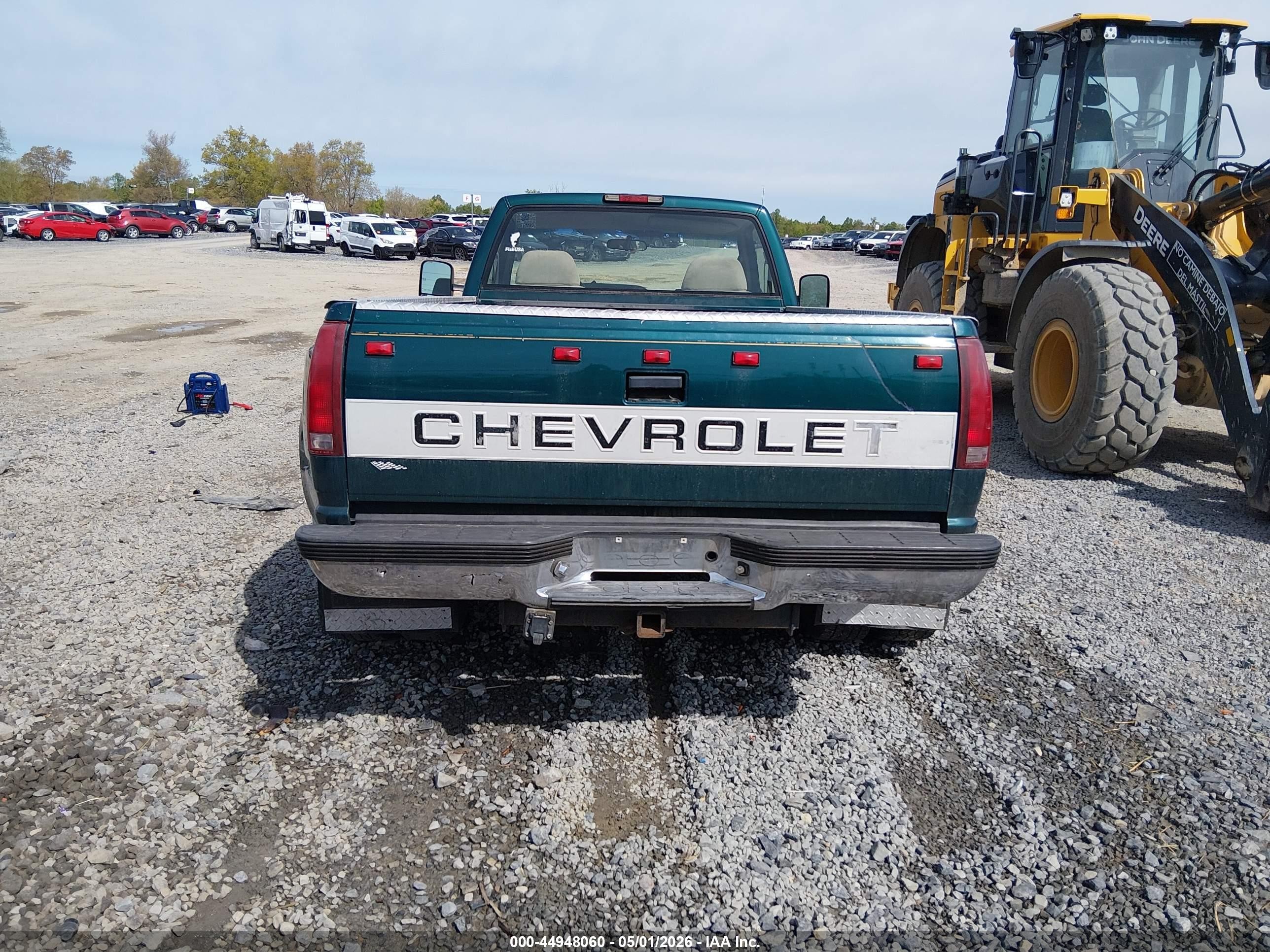 1995 Chevrolet Gmt-400 C3500 Green vin: 1GCHC34F4SE158230