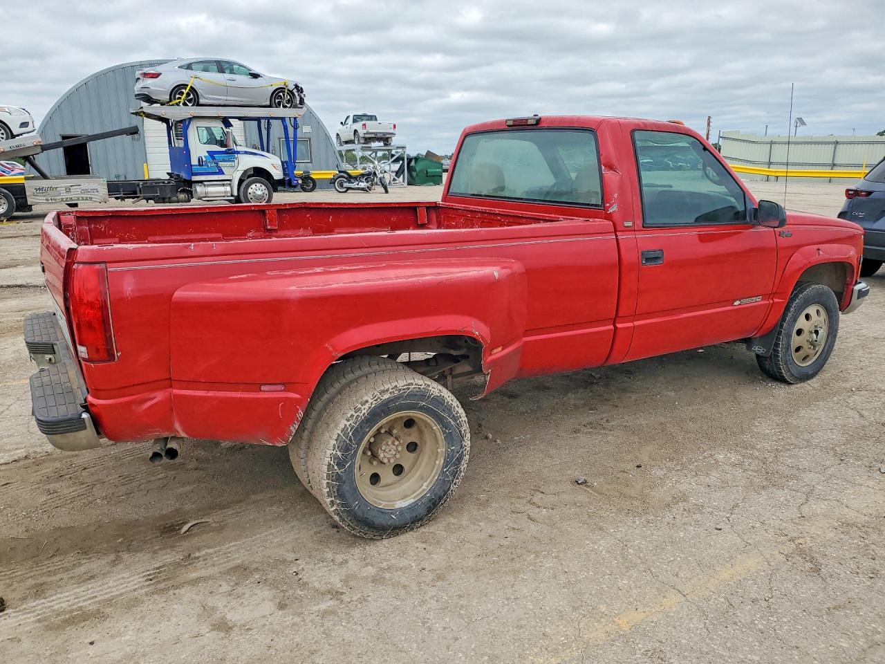 1997 Chevrolet Gmt-400 C3500 Red vin: 1GCHC34R1VF047904