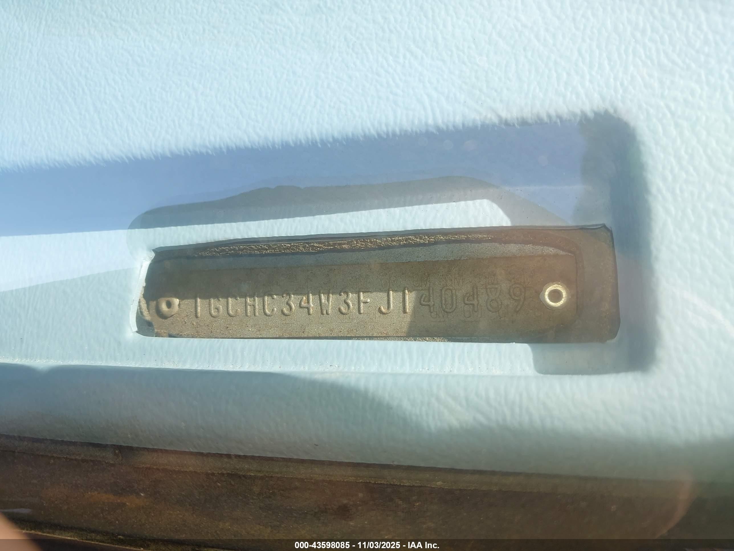 1985 Chevrolet C30   Синий vin: 1GCHC34W3FJ140489