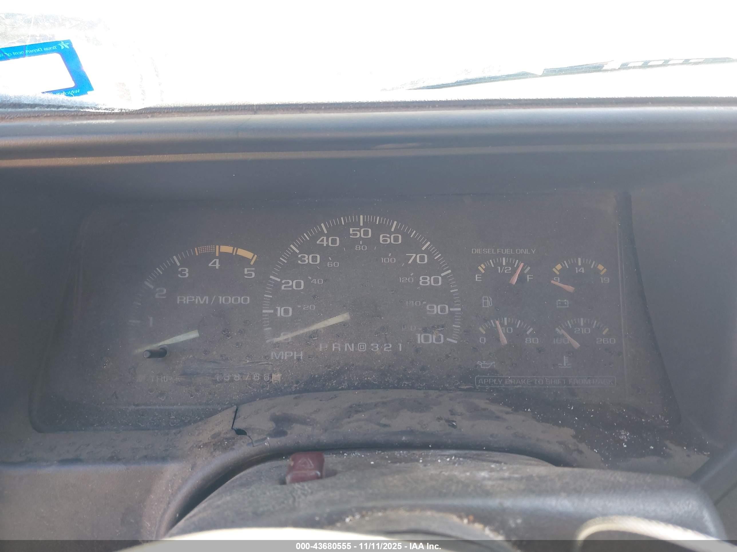 1998 Chevrolet K3500   Red vin: 1GCHC39F7WE174548