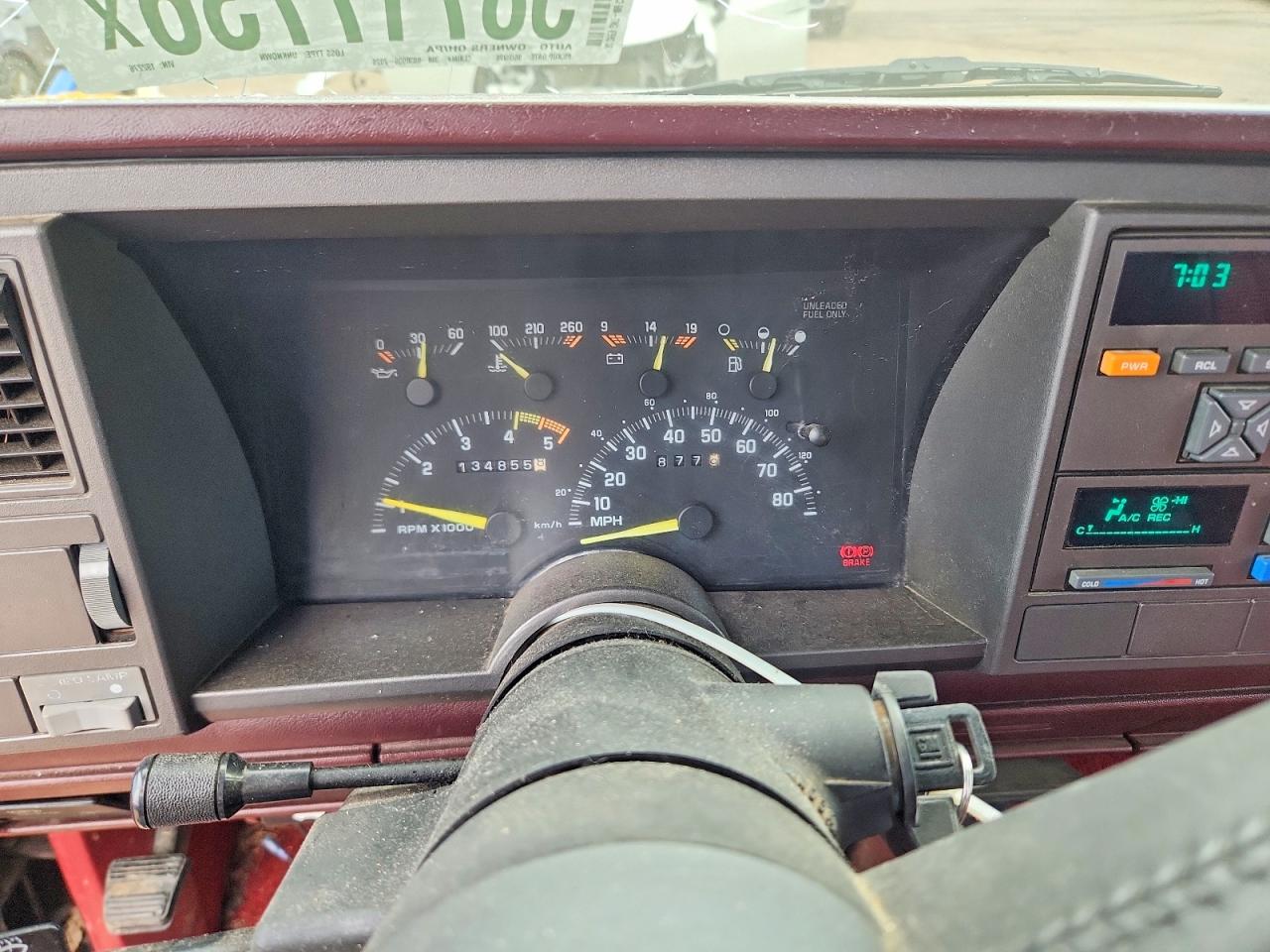 1993 Chevrolet Gmt-400 C3500 Black vin: 1GCHC39N1PE192276