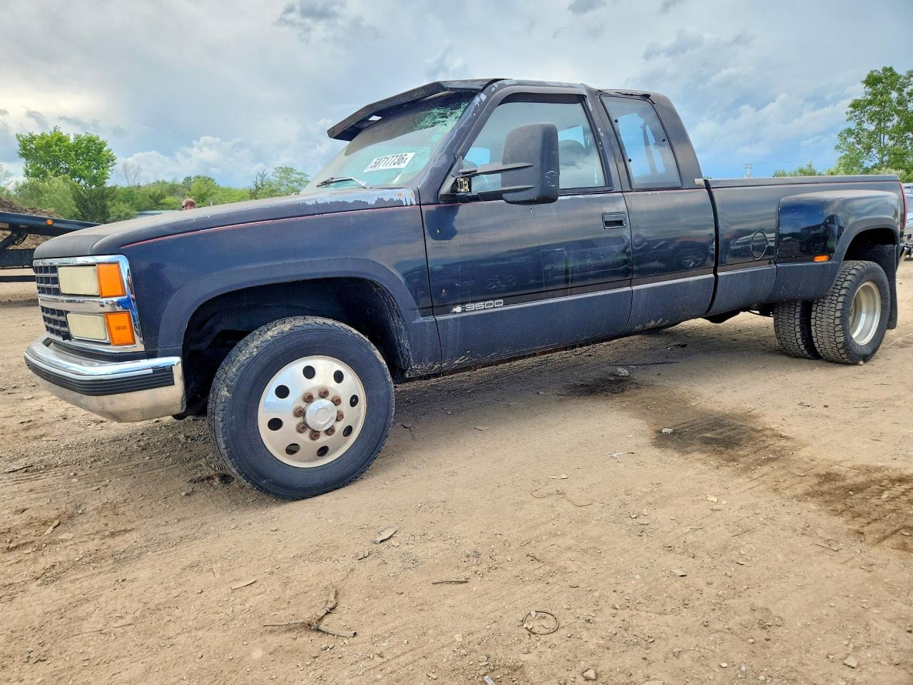 1993 Chevrolet Gmt-400 C3500 Black vin: 1GCHC39N1PE192276