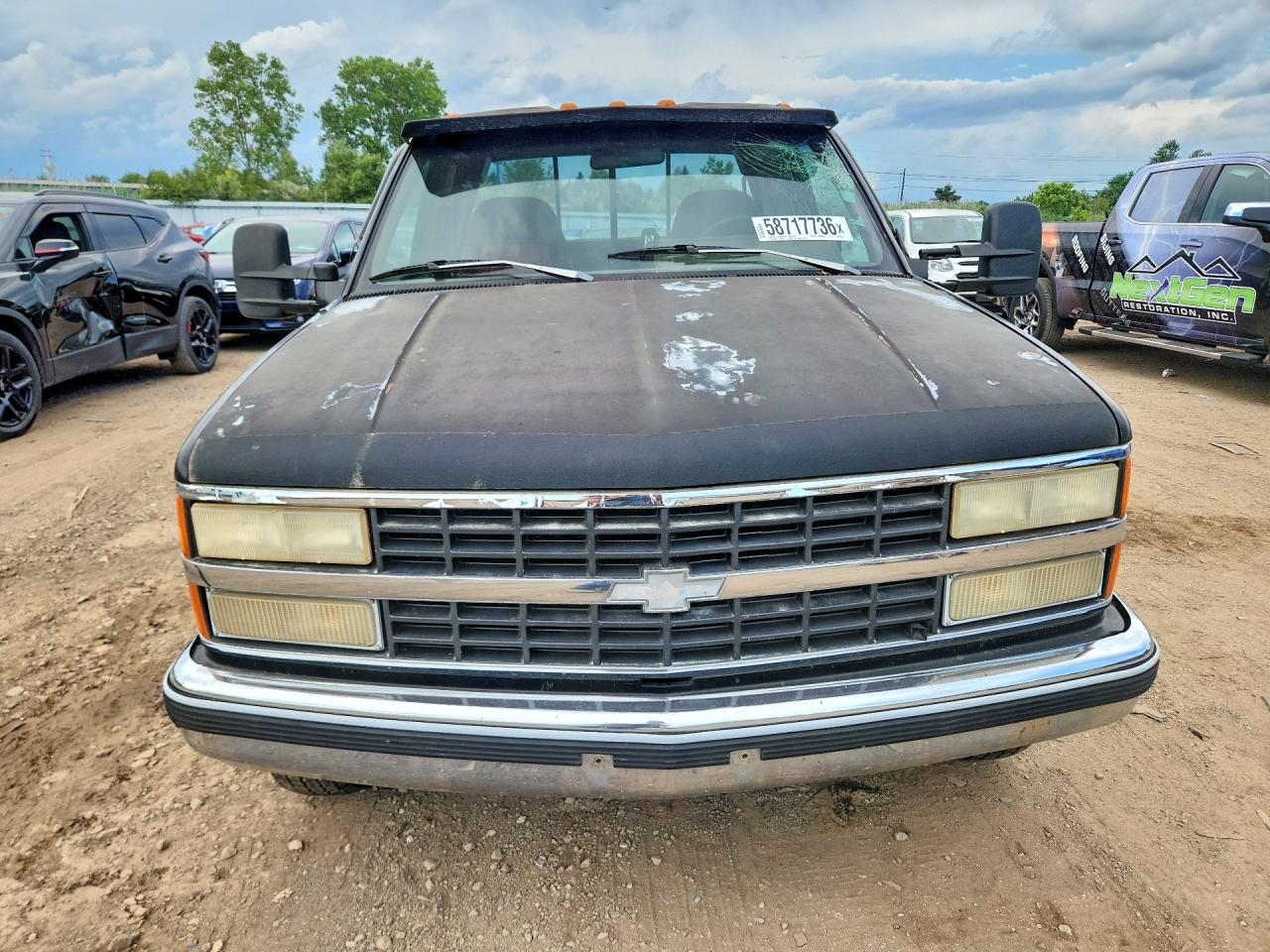 1993 Chevrolet Gmt-400 C3500 Black vin: 1GCHC39N1PE192276
