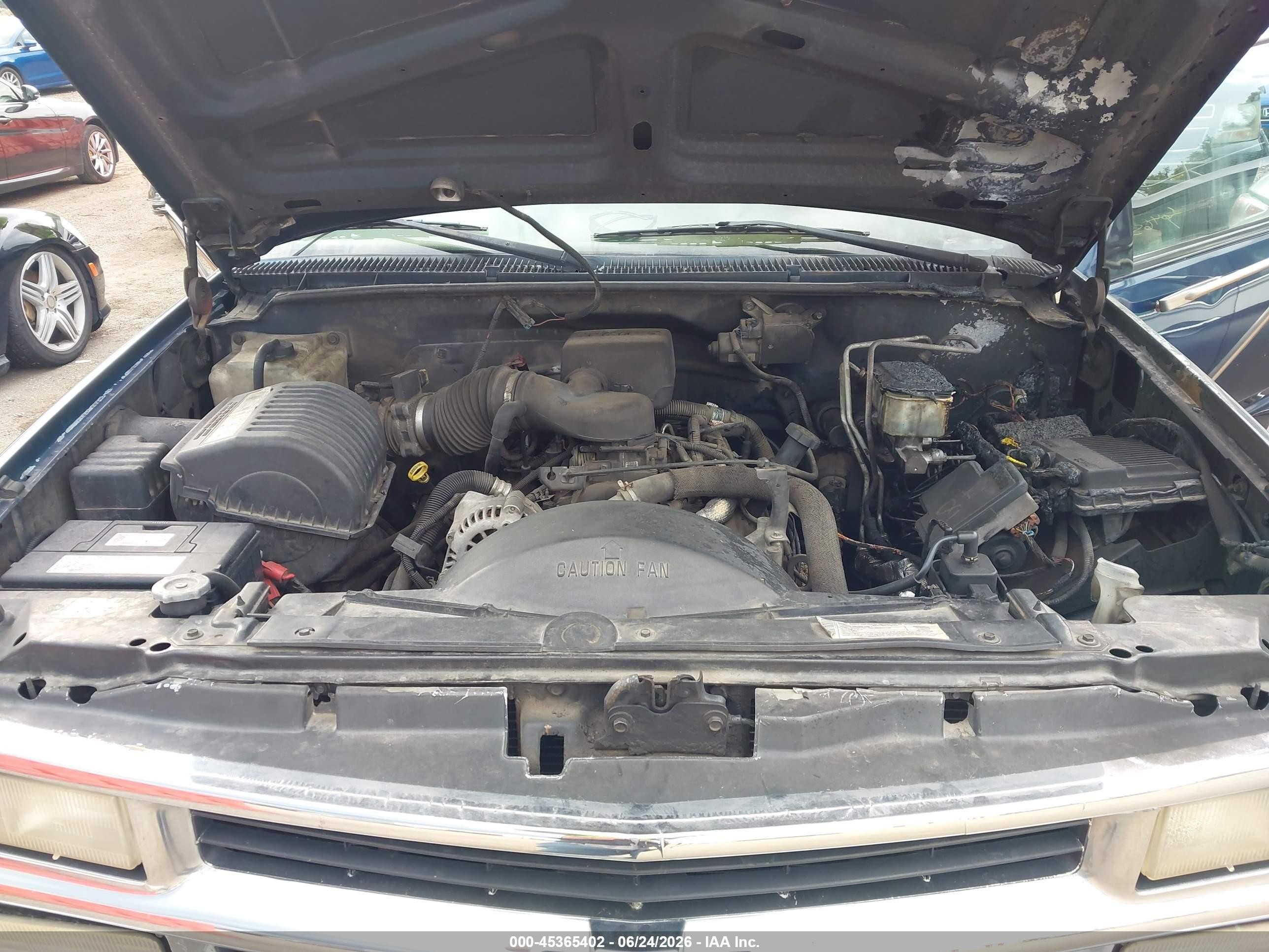2000 Chevrolet C3500   Blue vin: 1GCHC39R2YF485487