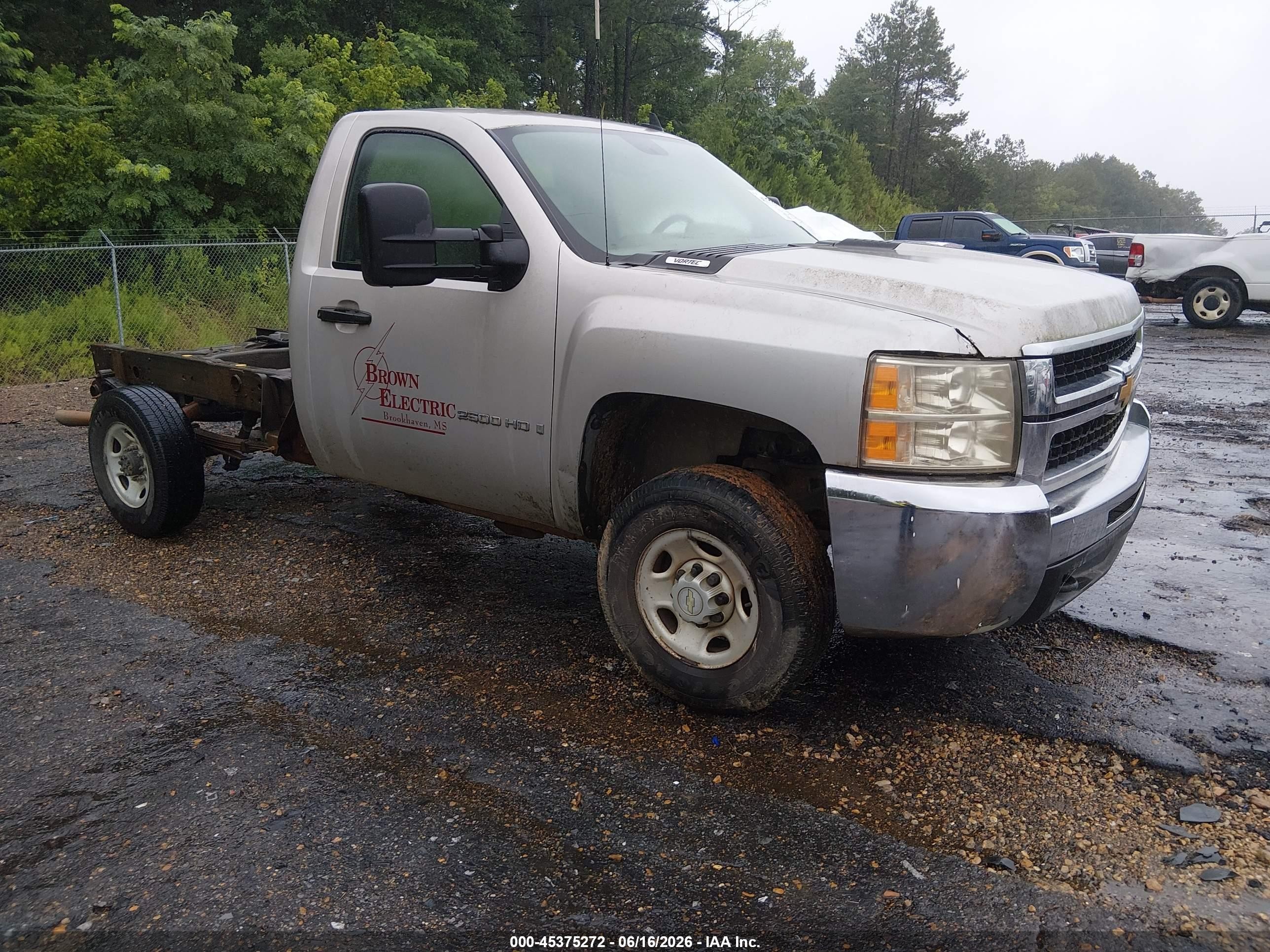 2009 Chevrolet Silverado 2500hd Work Truck Brown vin: 1GCHC44K09F155168