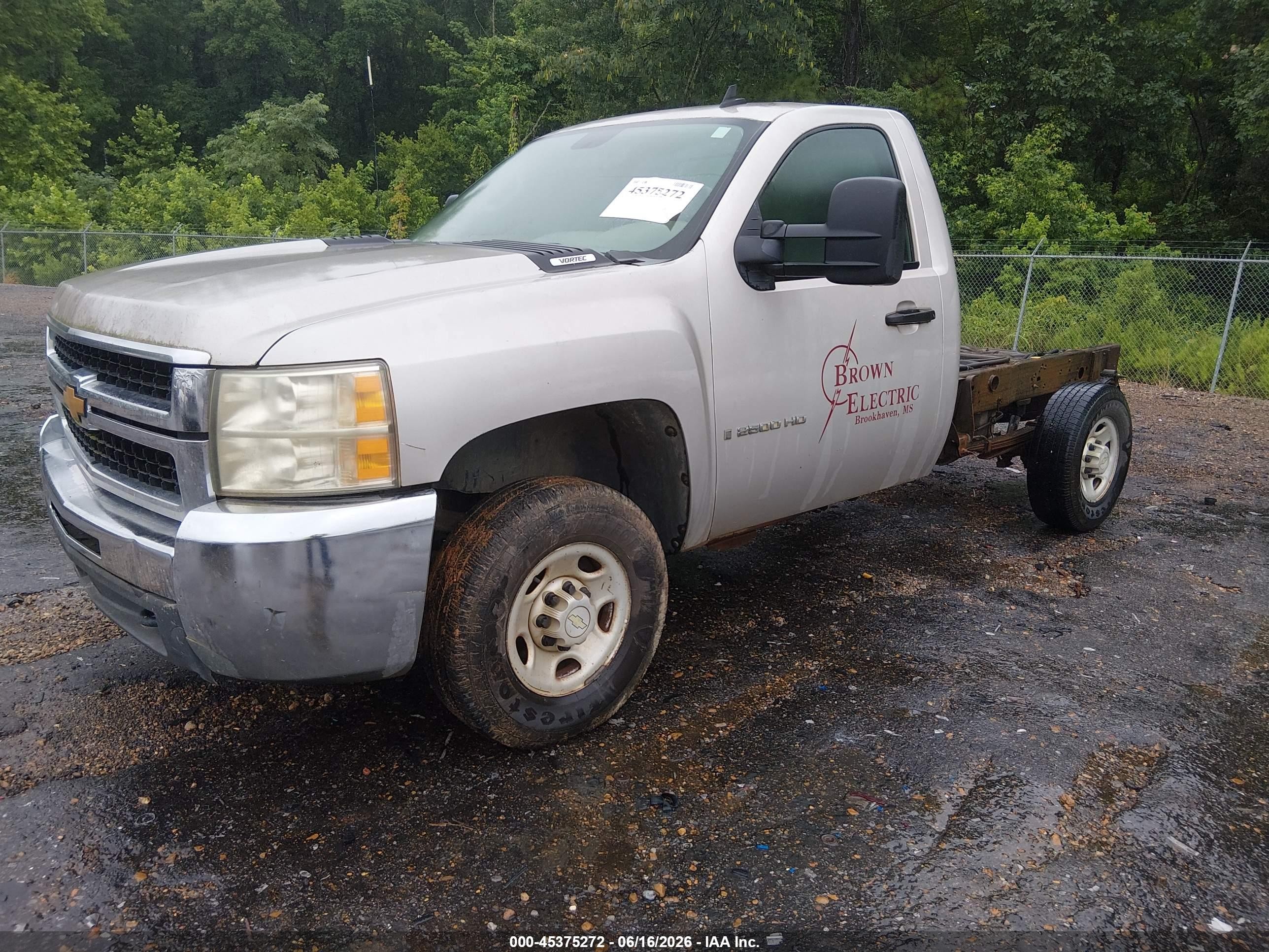 2009 Chevrolet Silverado 2500hd Work Truck Brown vin: 1GCHC44K09F155168