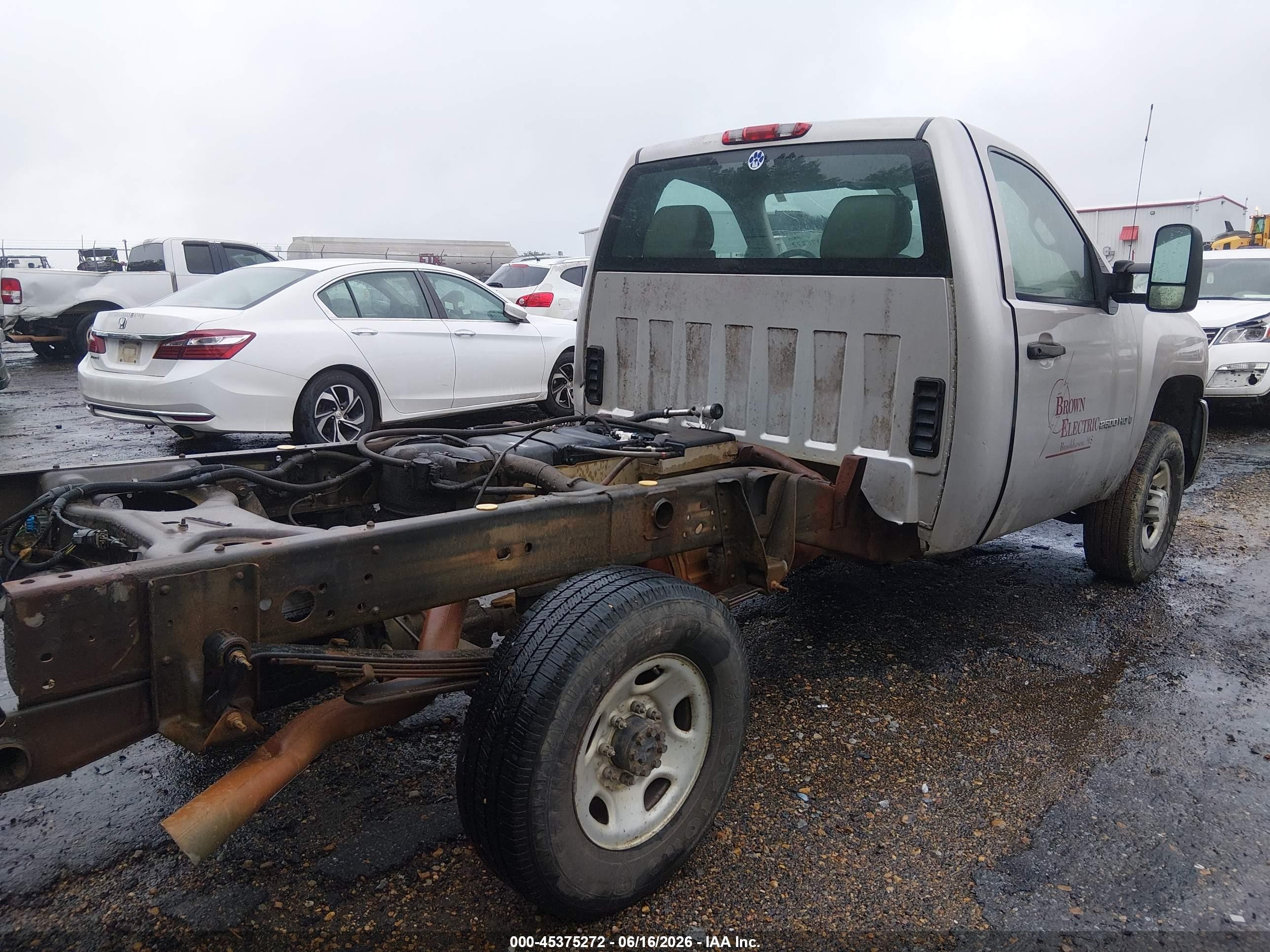 2009 Chevrolet Silverado 2500hd Work Truck Brown vin: 1GCHC44K09F155168
