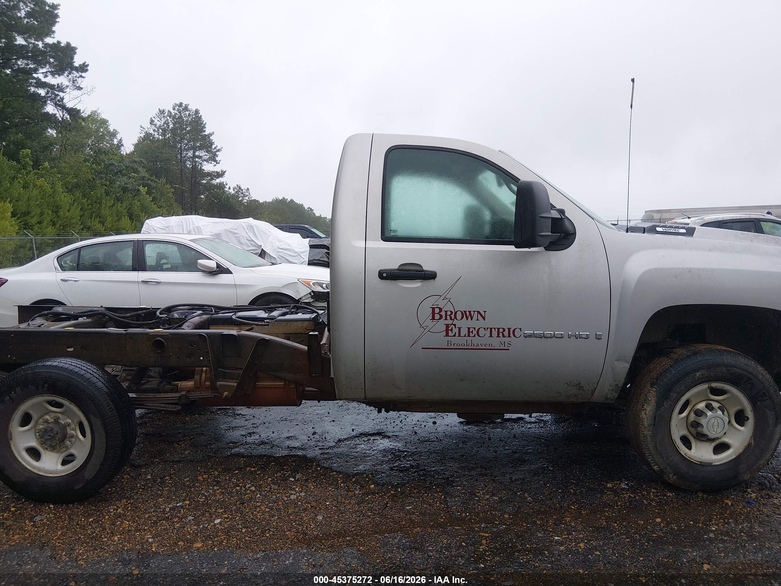2009 Chevrolet Silverado 2500hd Work Truck Brown vin: 1GCHC44K09F155168