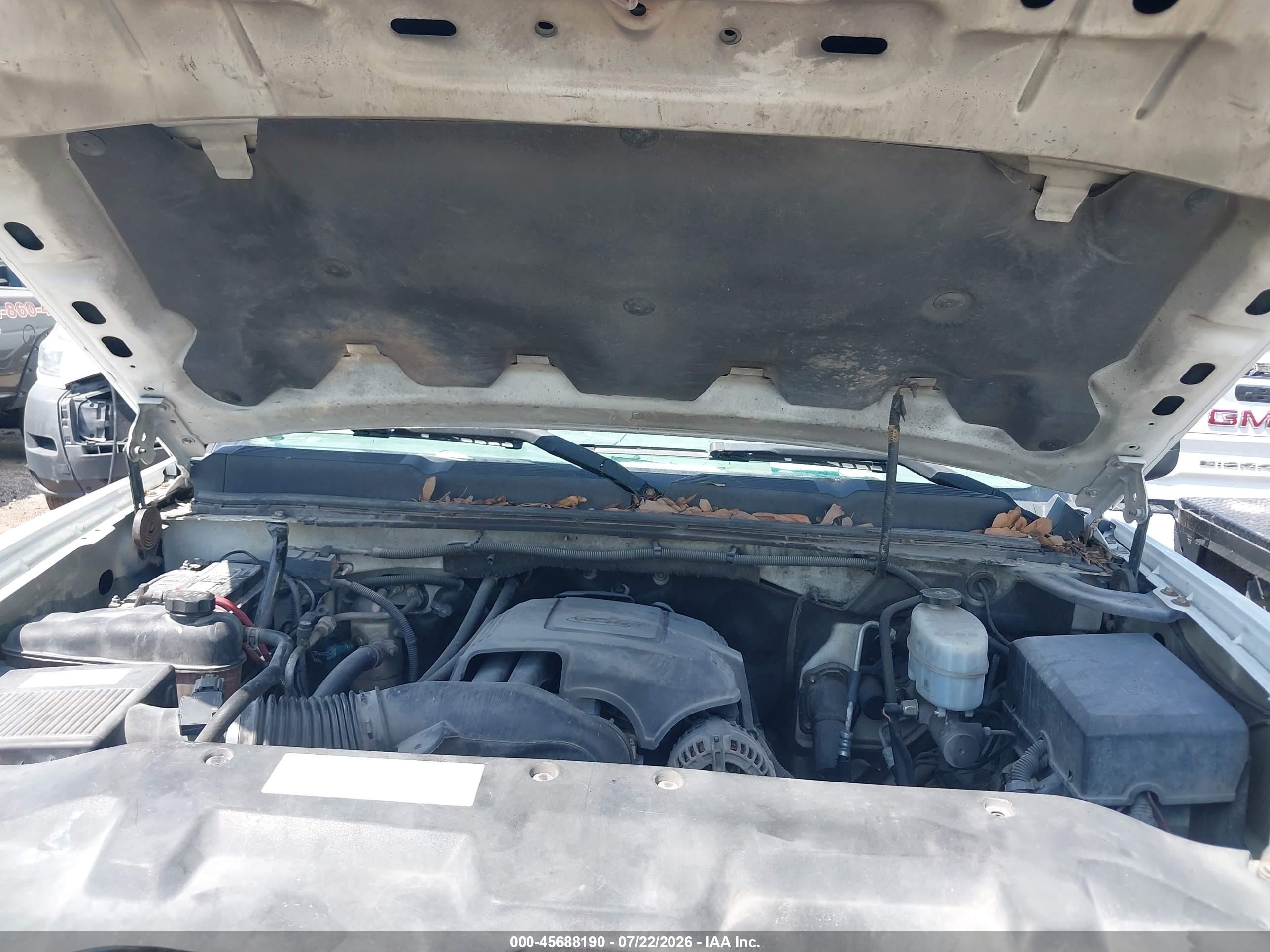 2009 Chevrolet Silverado 2500hd Work Truck White vin: 1GCHC49K49E127193