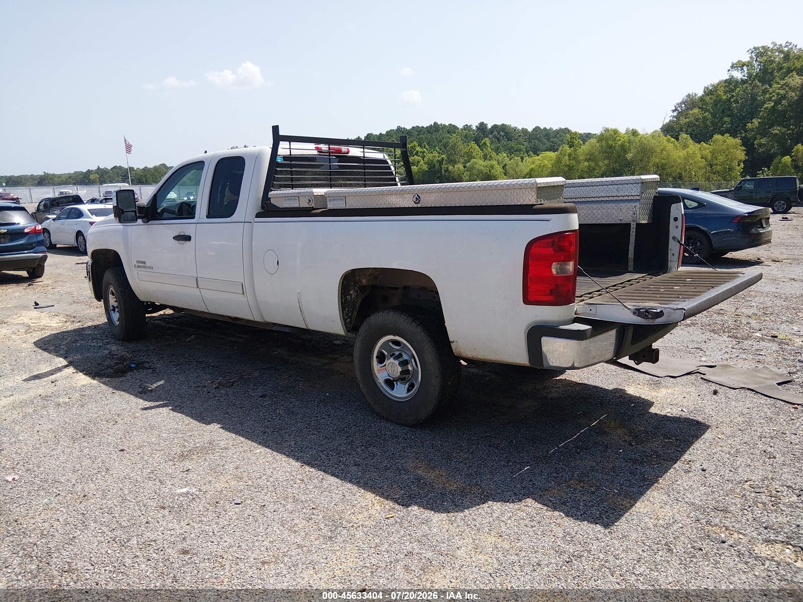 2009 Chevrolet Silverado 2500hd Lt Белый vin: 1GCHC59689E136844