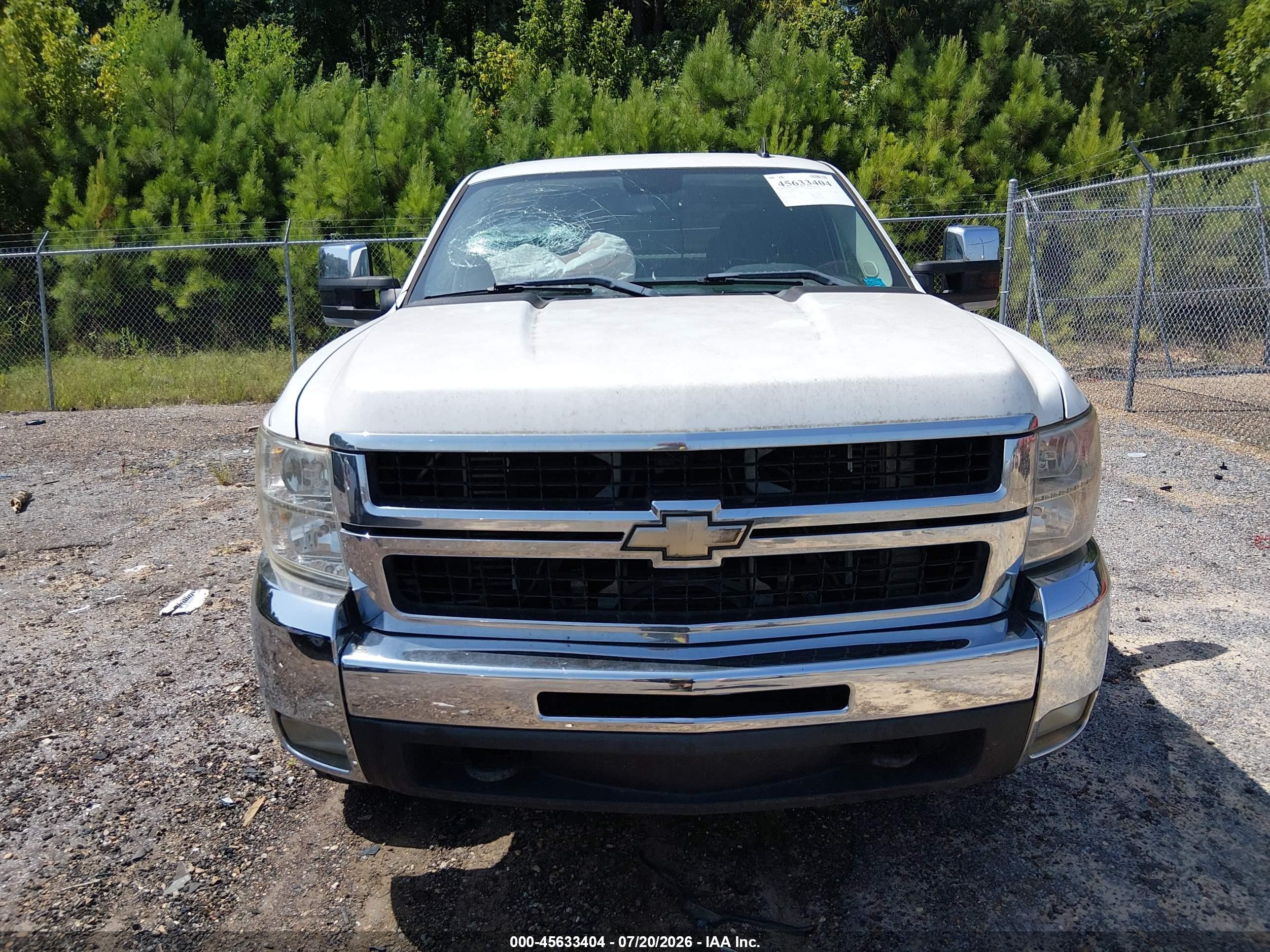 2009 Chevrolet Silverado 2500hd Lt Белый vin: 1GCHC59689E136844