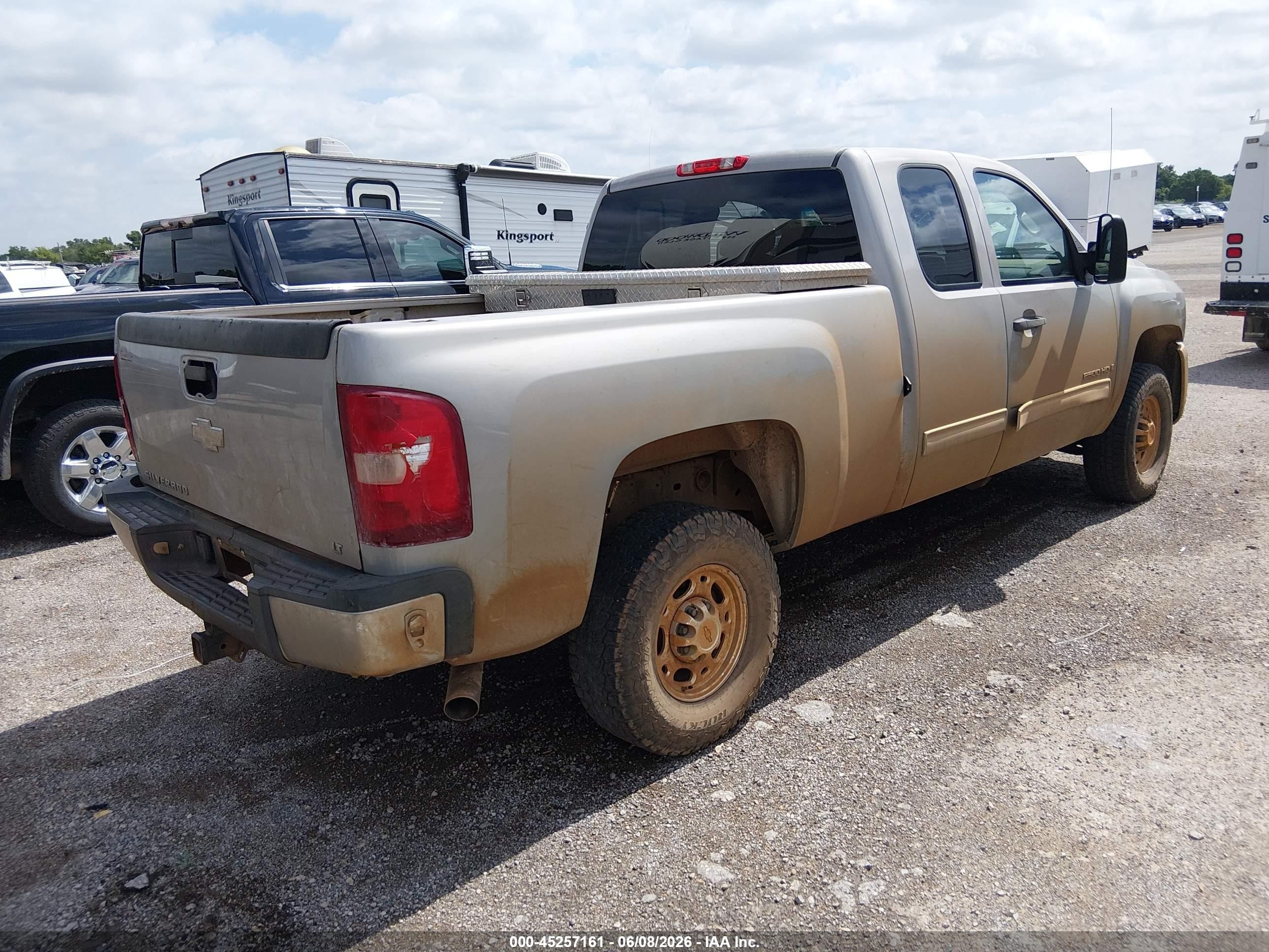 2009 Chevrolet Silverado 2500hd Lt Gray vin: 1GCHC59K39E121150