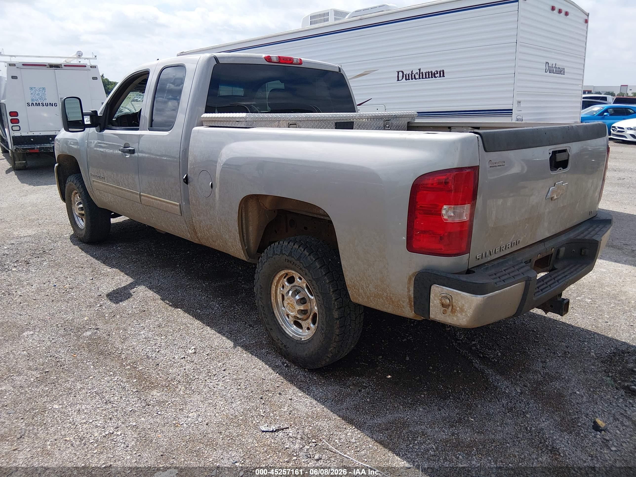 2009 Chevrolet Silverado 2500hd Lt Gray vin: 1GCHC59K39E121150
